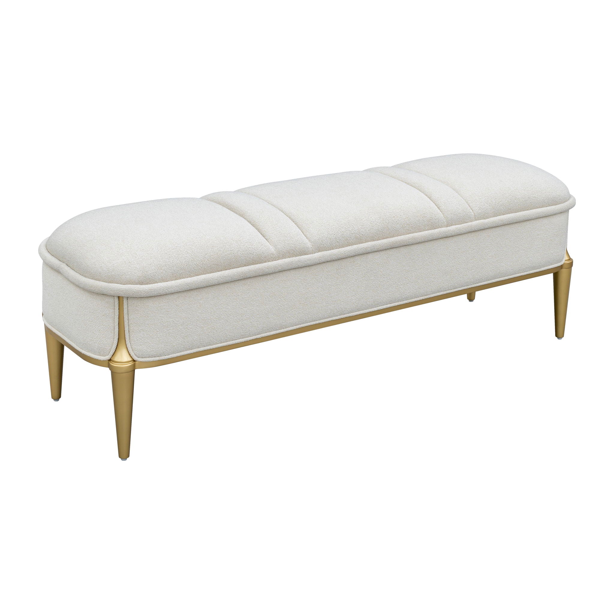 Scotts Square - Accent Bench - Light Champagne