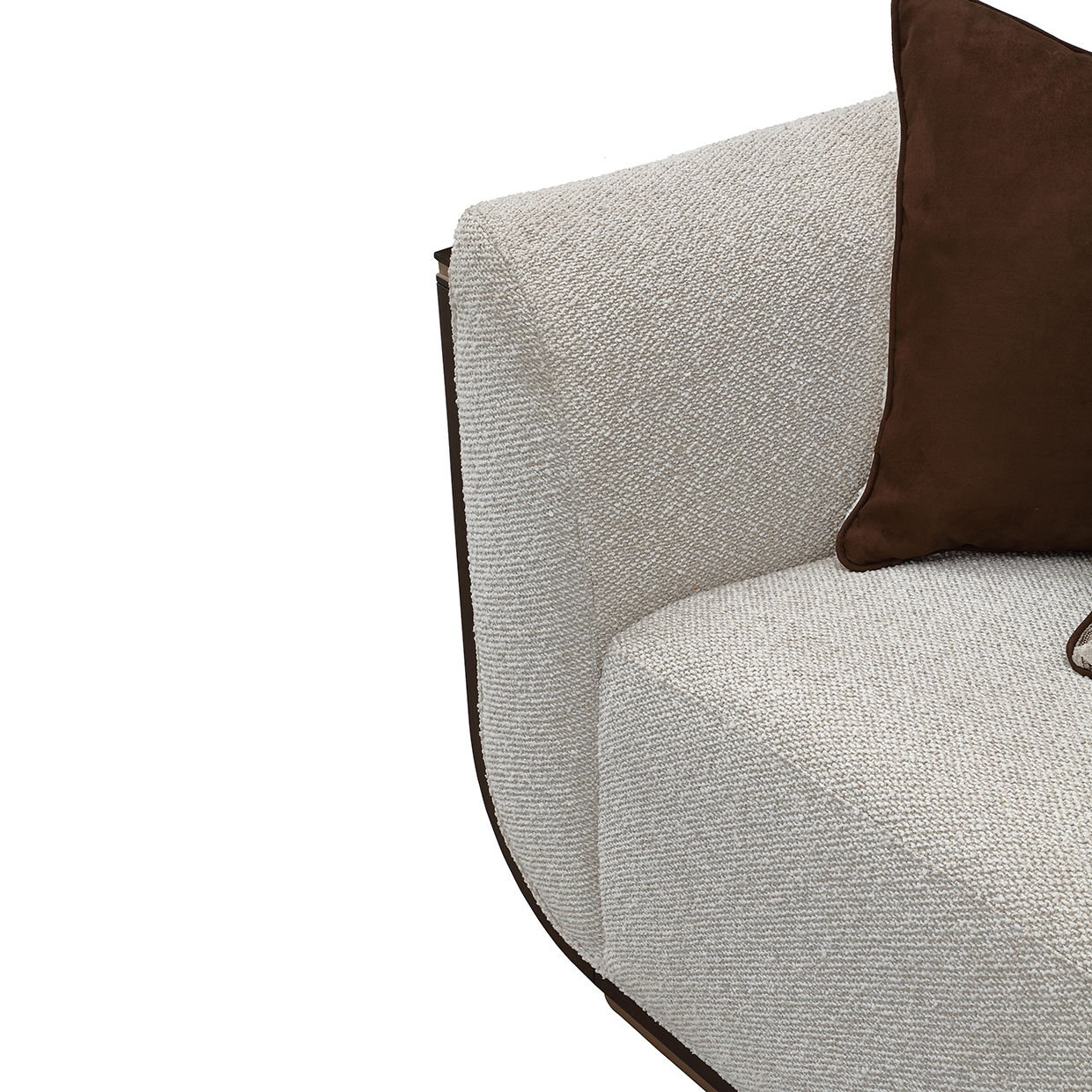 West Kensington - Sofa - Buff / Medium Espresso