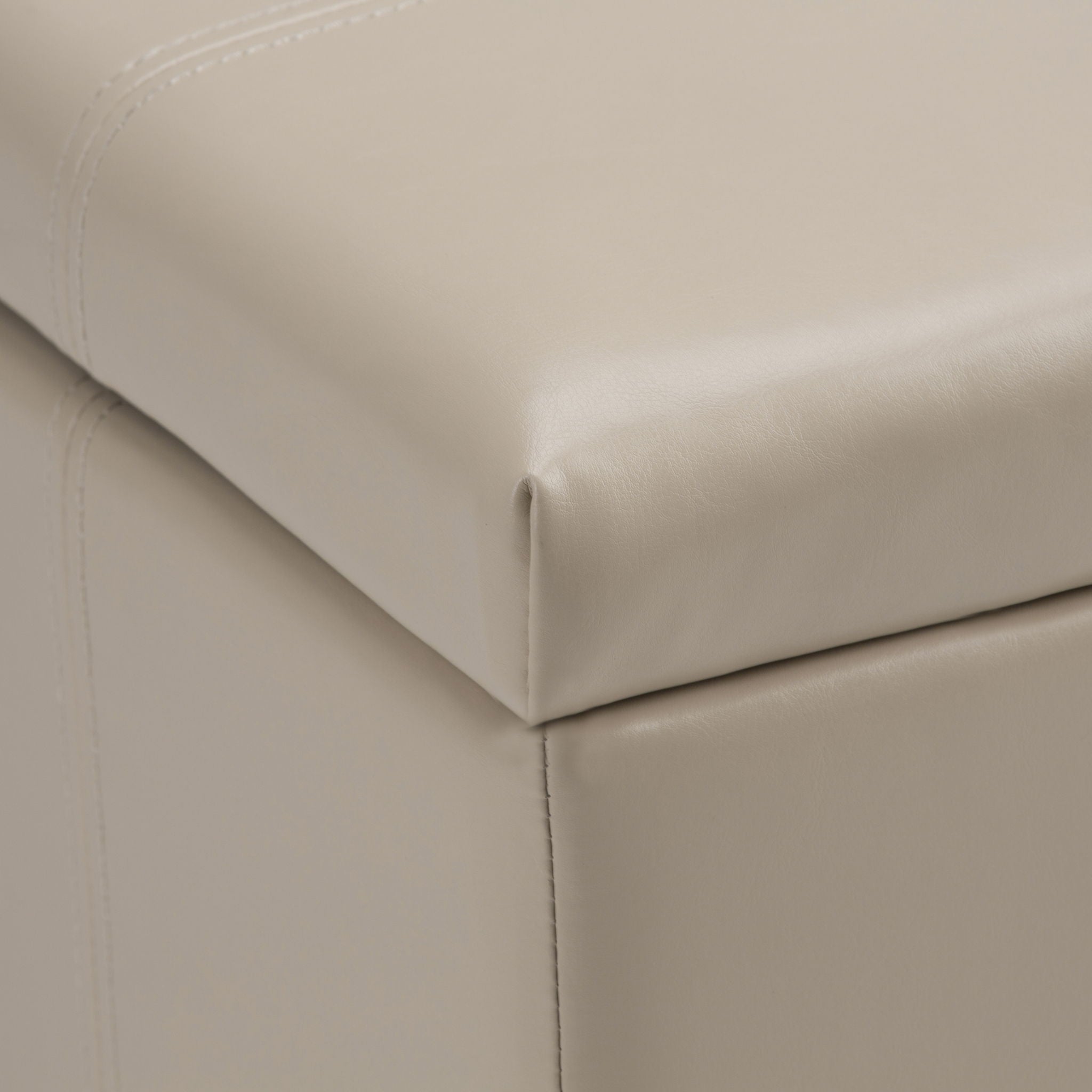 Dover - Upholstered Storage Ottoman Bench - Best Buy Furniture