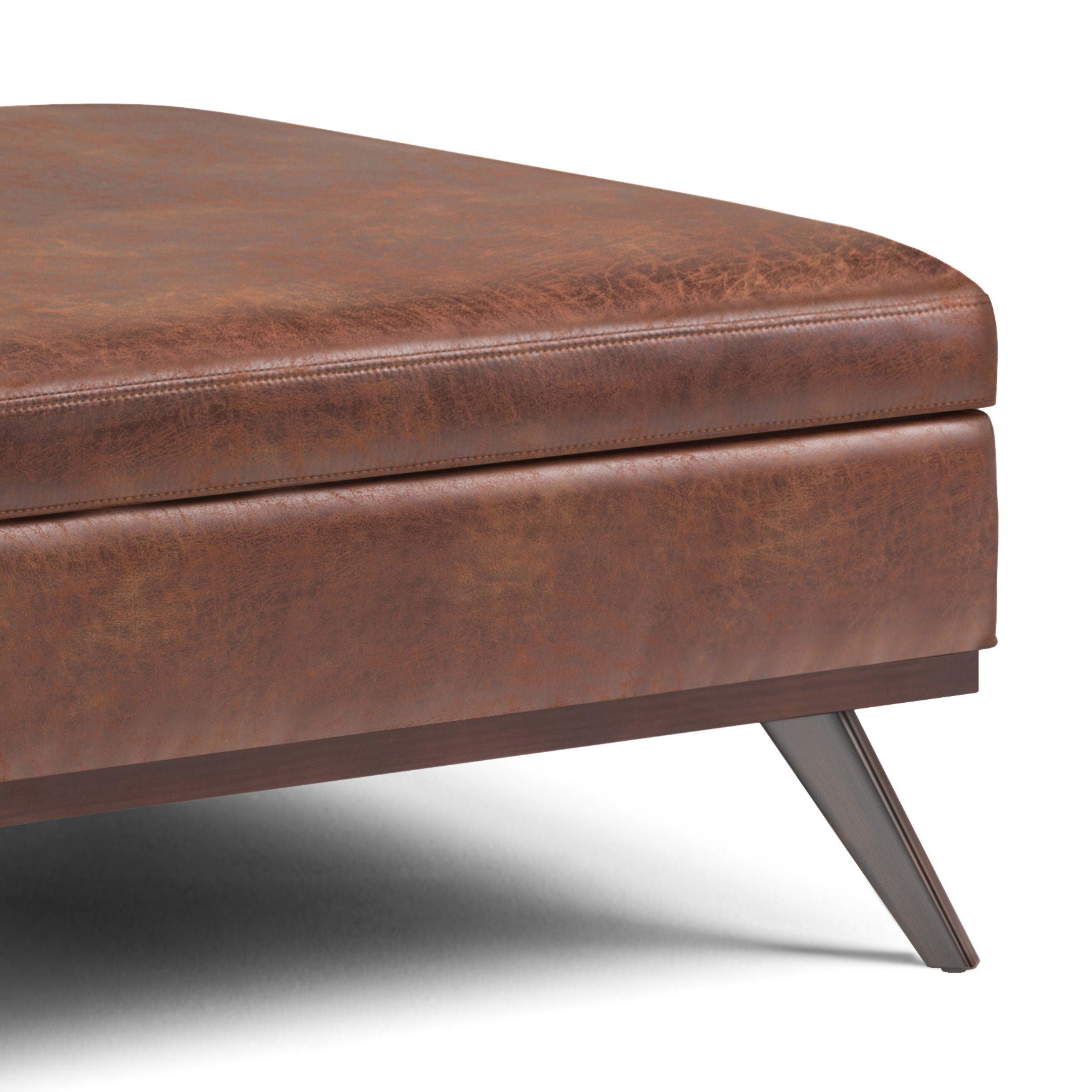 Owen - Multifunctional Square Coffee Table Storage Ottoman - Best Buy Furniture