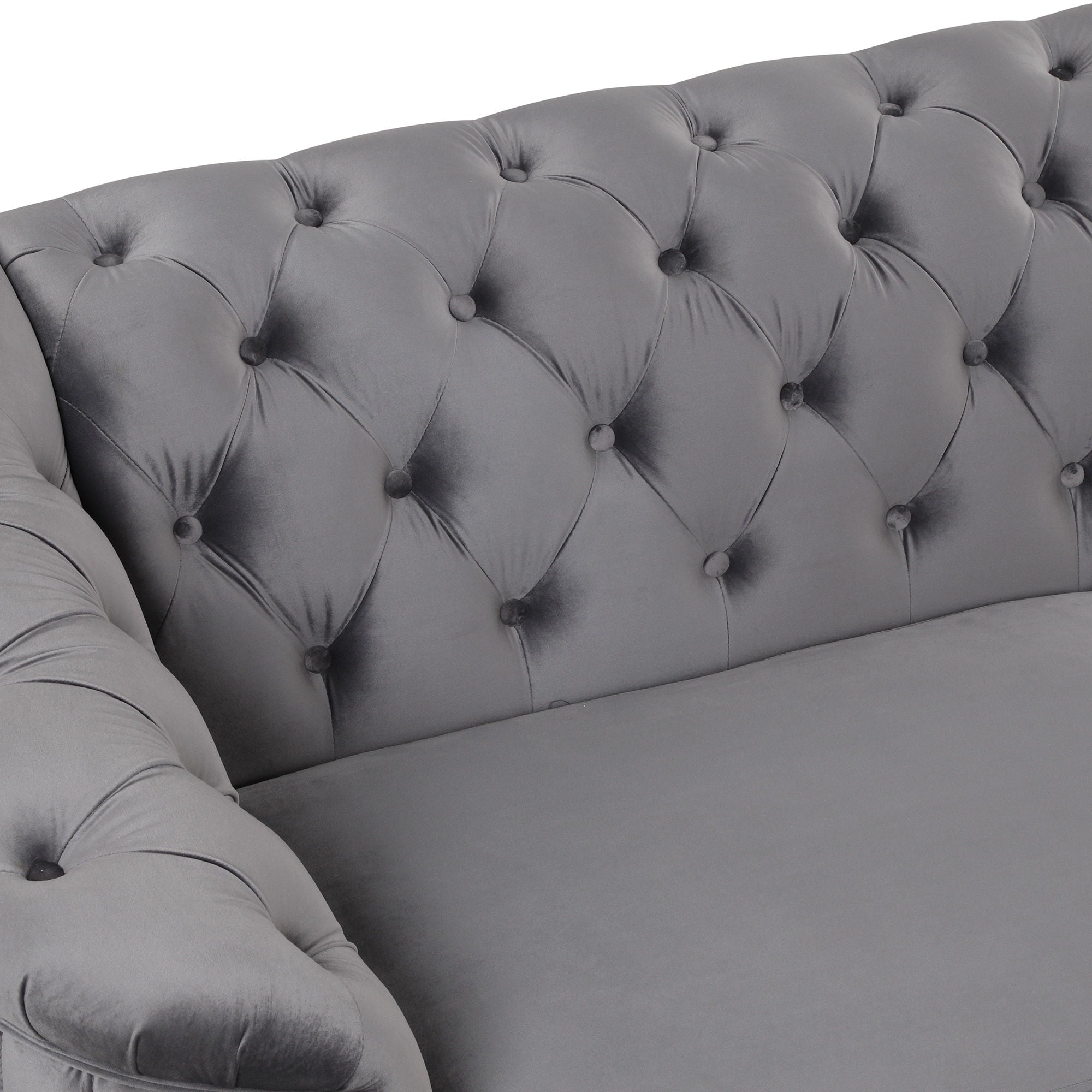Sofa With Thick Removable Seat Cushion, 3 Seater