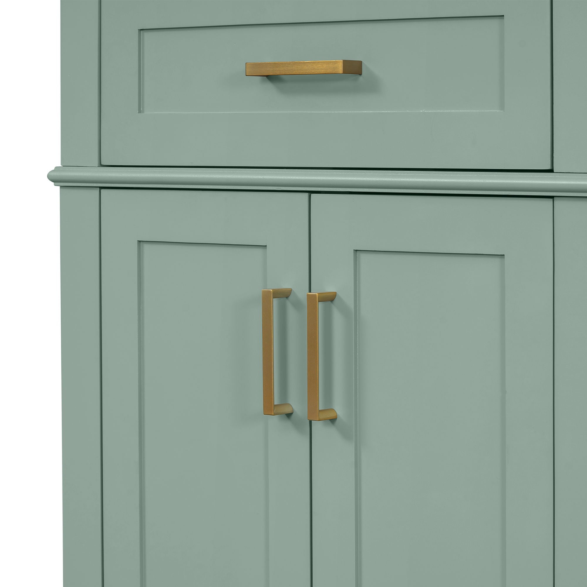 Bathroom Vanity With Sink, Soft Close Doors, 4 Storage Drawers