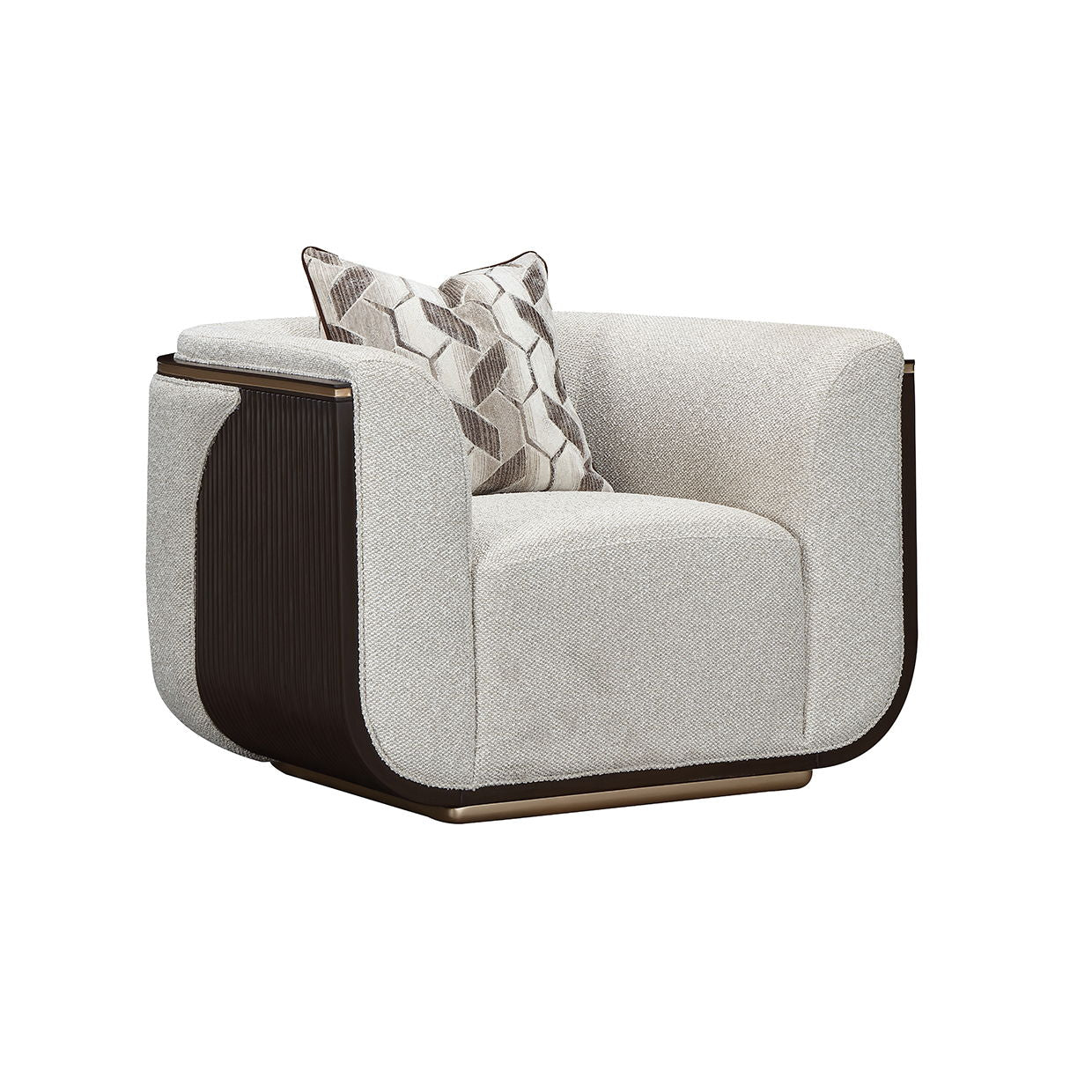 West Kensington - Matching Chair - Buff / Medium Espresso