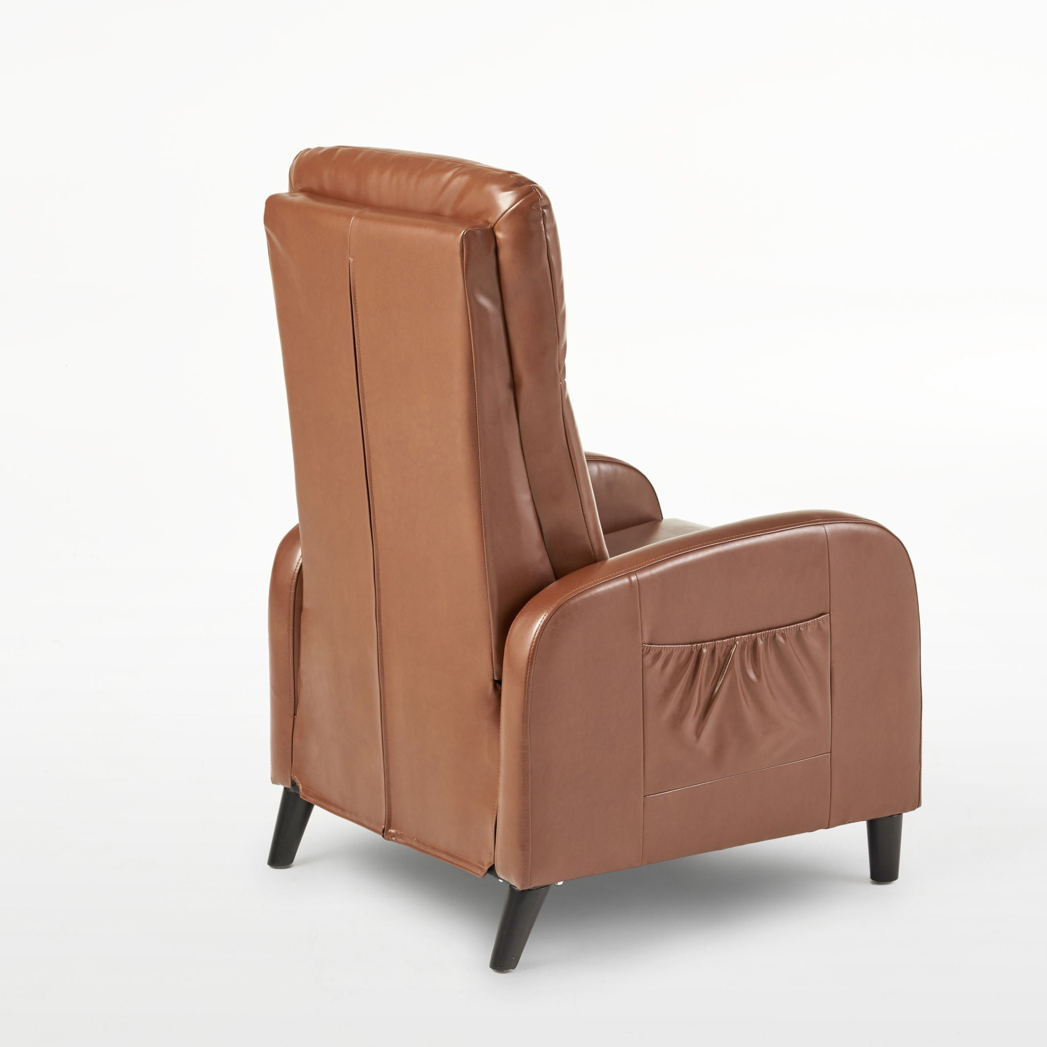 Wide Push Back Standard Recliner - Hazelnut