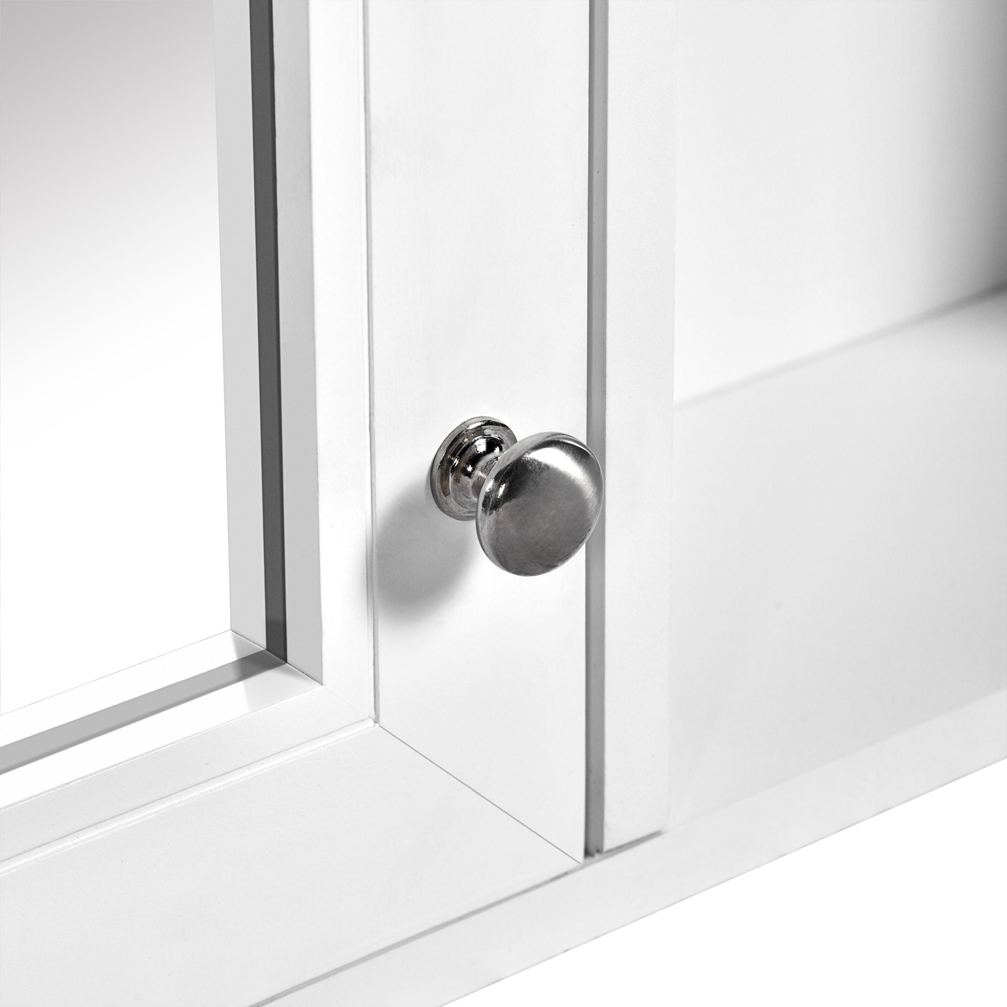 Wall Mounted Bathroom Medicine Cabinet With Mirror And Adjustable Storage With Soft Close Hinges