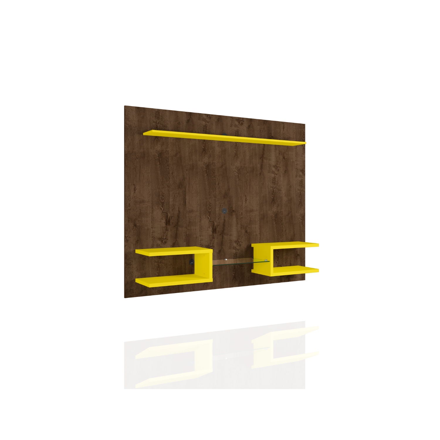 Plaza - TV Panel With Decorative Shelves