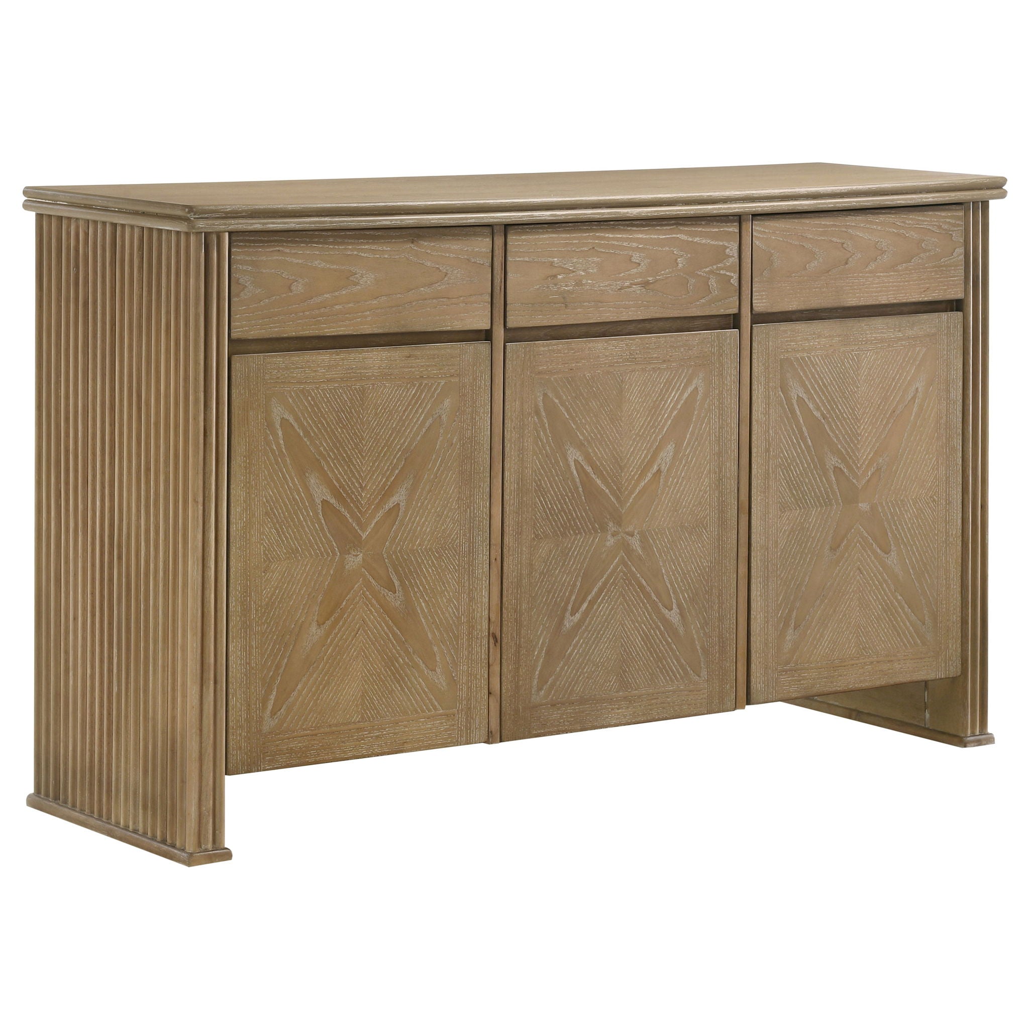Dreydon - 3 Door Sideboard Server - Light Brown