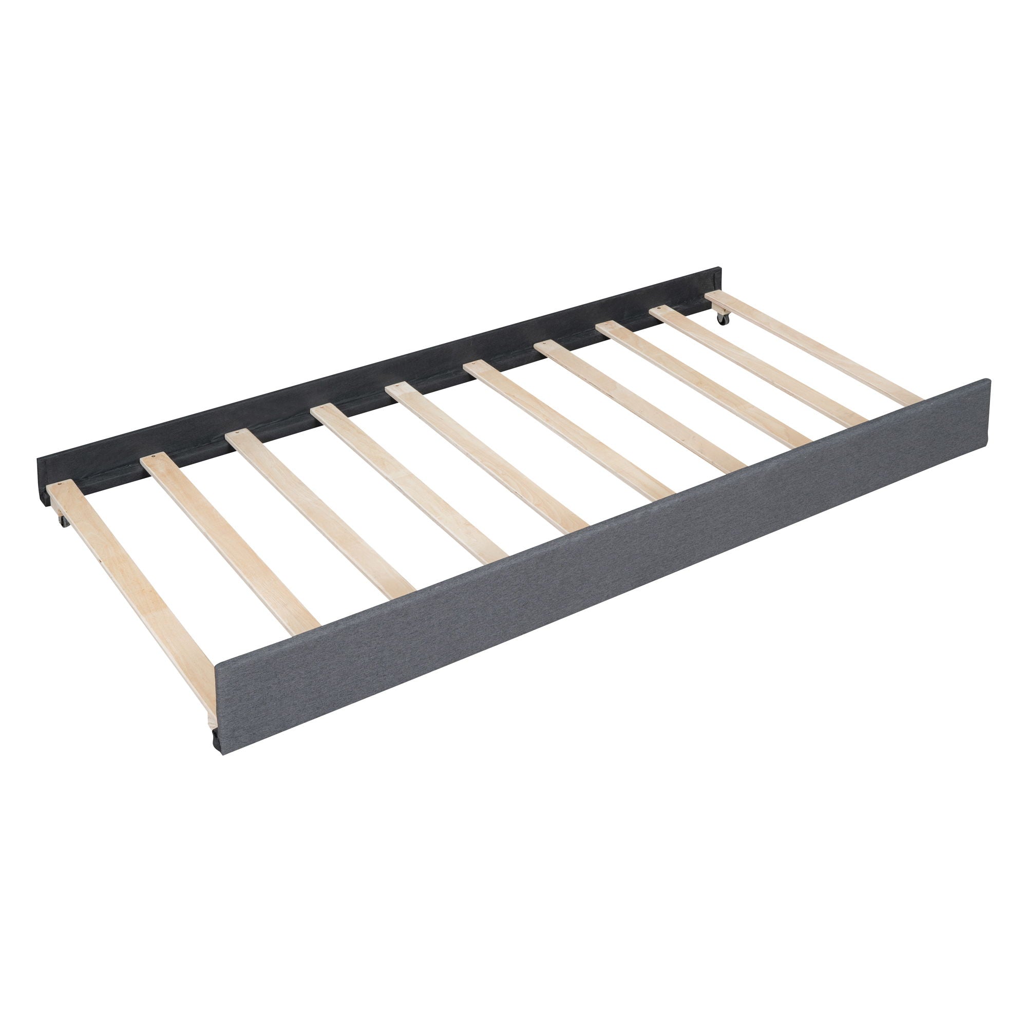 Upholstered Platform Bed With Drawers, Classic Headboard Design