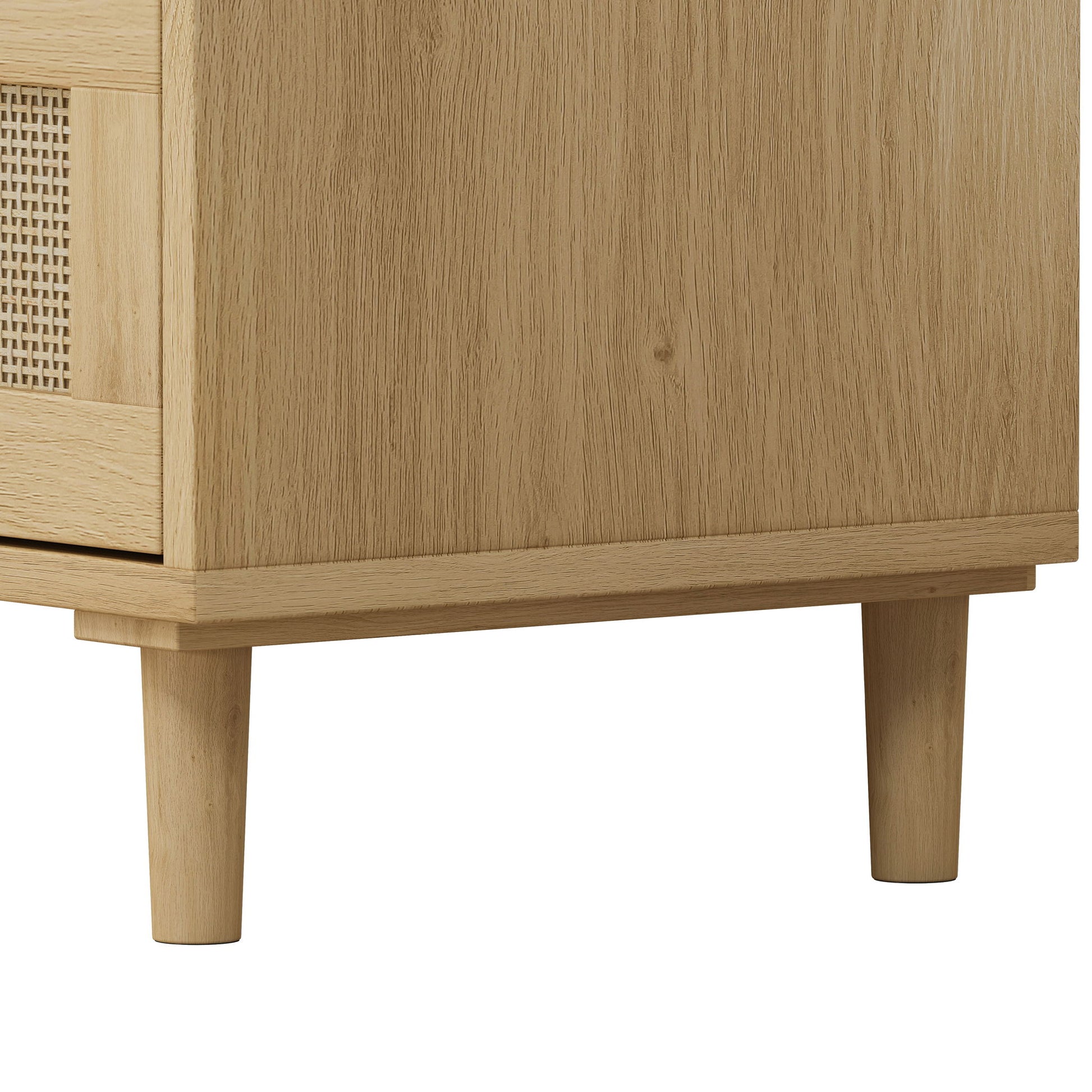 3 Drawers Rattan Storage Cabinet Rattan Drawer, For Bedroom, Living Room, Dining Room, Hallways (Set of 2) - Oak - Best Buy Furniture