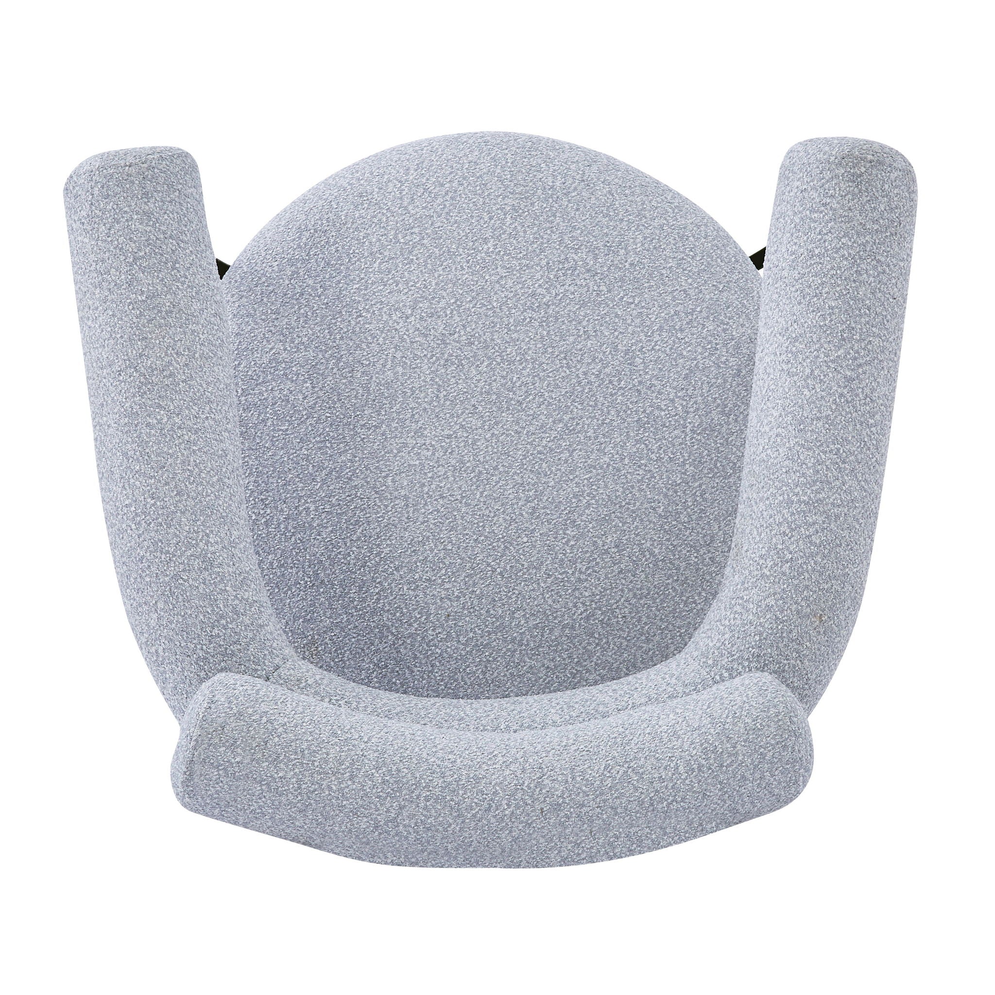 Contemporary Upholstered Armchair Dining Chairs With Metal Legs (Set of 2)