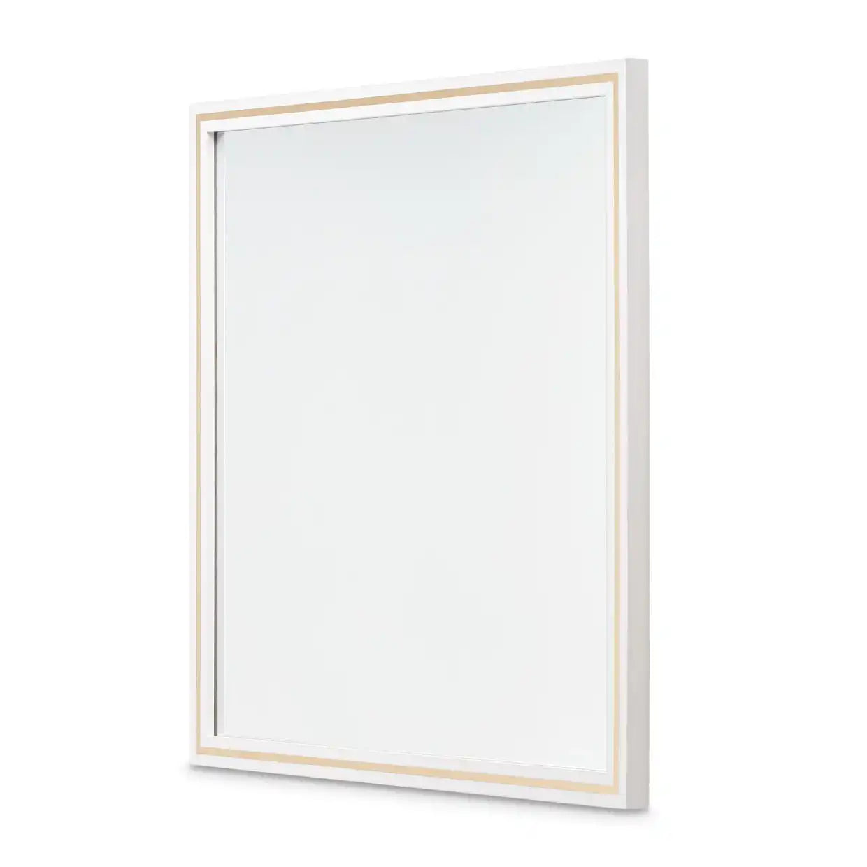 Palm Gate - Wall Mirror - Cloud White