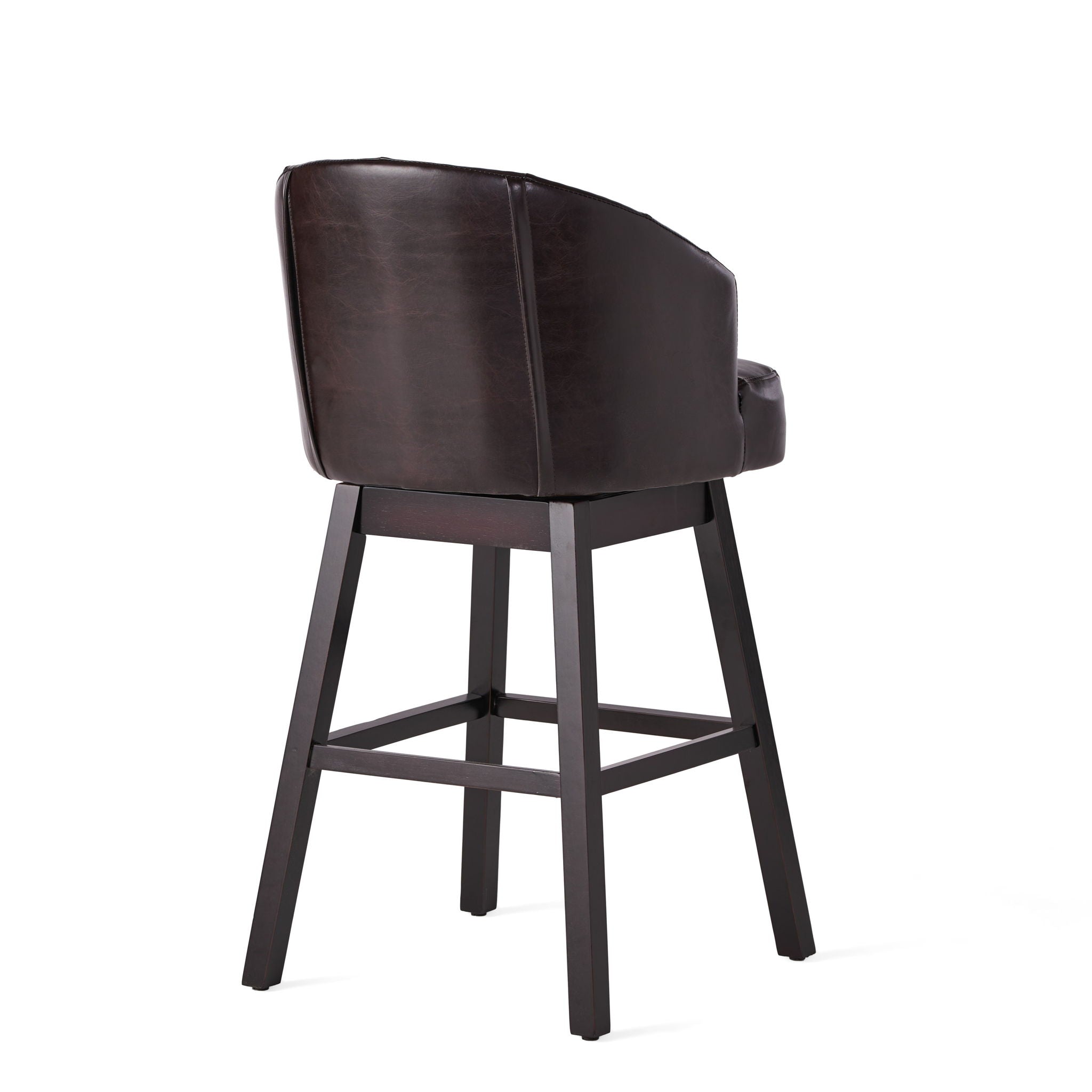 360 Degree Swivel Bar Stool With Stunning Nailhead Trim (Set of 2)