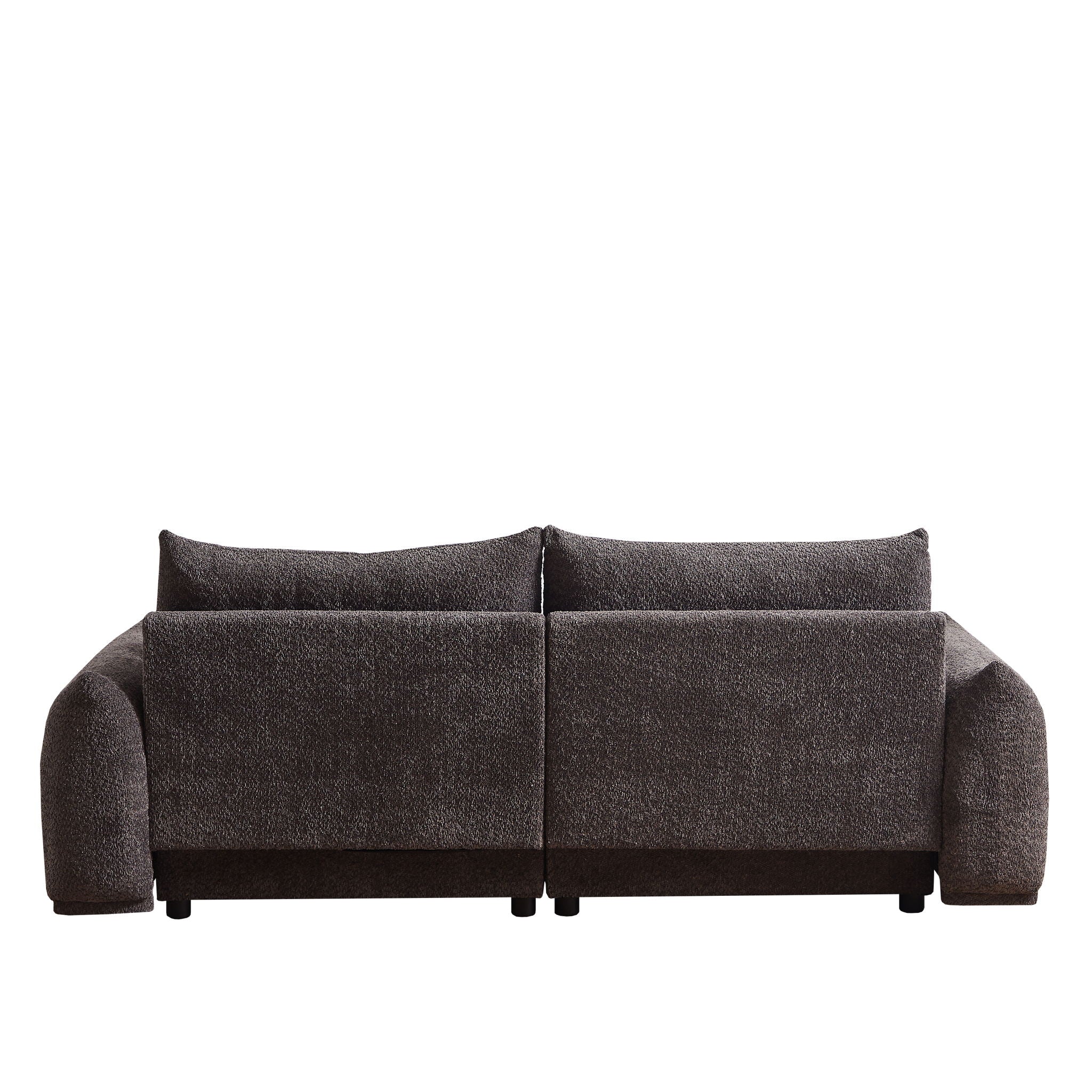 2 Seater Cushion Sofa With 2 Cushions And 2 Ball Pillows