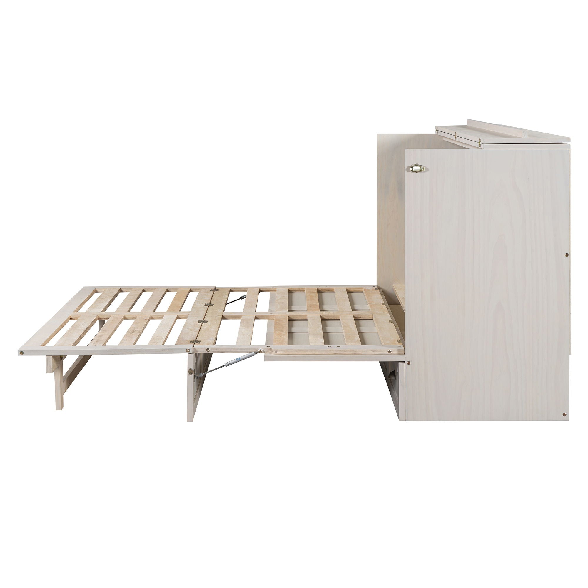 Murphy Bed With Large Drawers And USB Ports