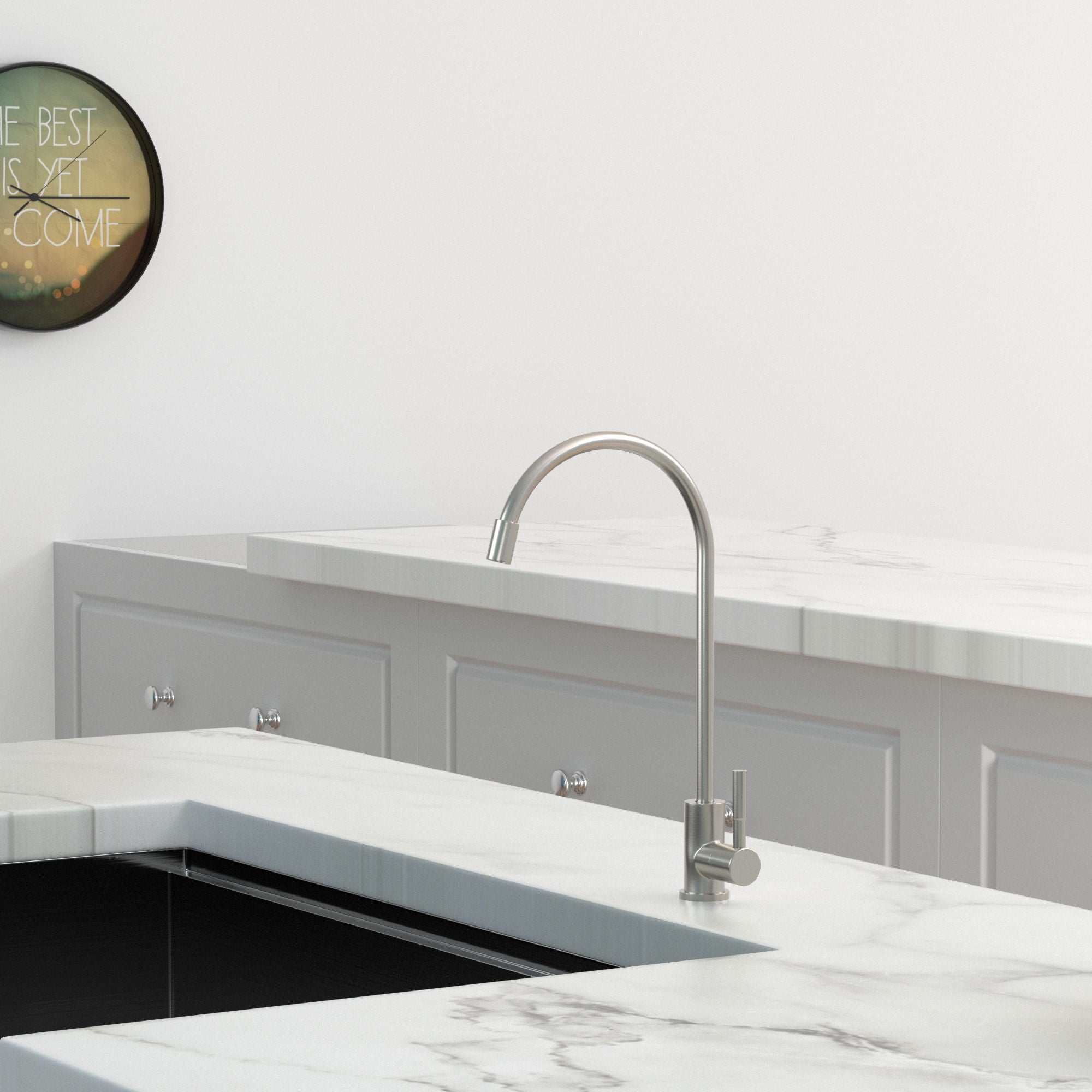 Design Lead Free Drinking Water Faucet - Brushed Nickel