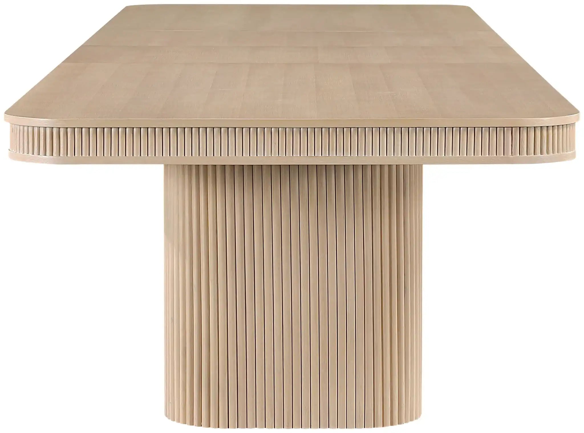 Mohari - Solid Wood And Oak Veneer 112" / 160" Dining Table