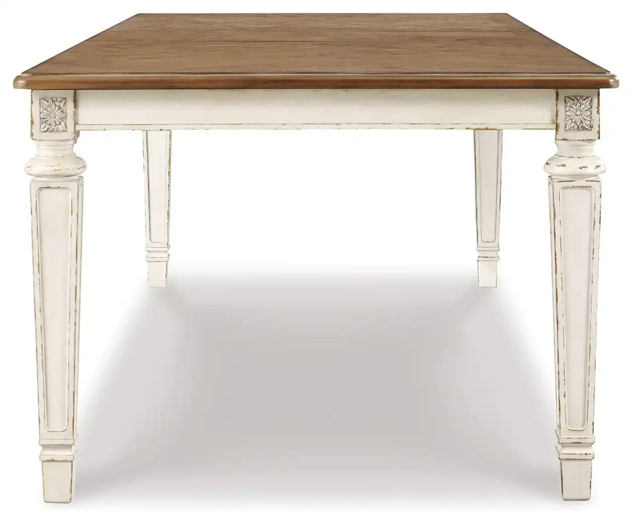 Realyn - Rectangular Dining Room Extension Table - Chipped White