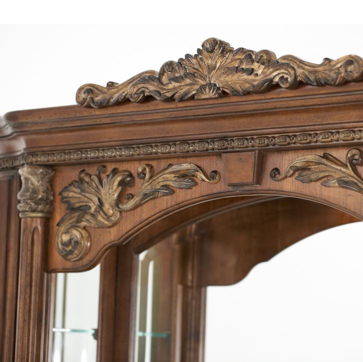 Villa Valencia - Dresser Mirror - Classic Chestnut - Best Buy Furniture