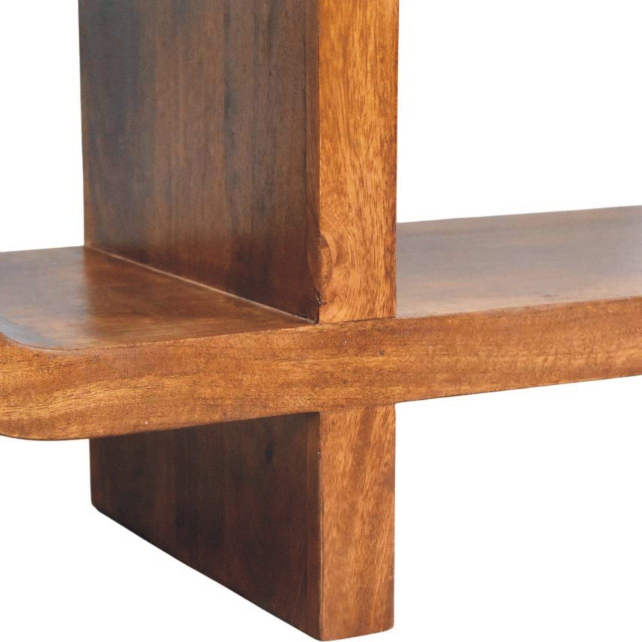 Orion - Curved Media Unit - Brown - Best Buy Furniture