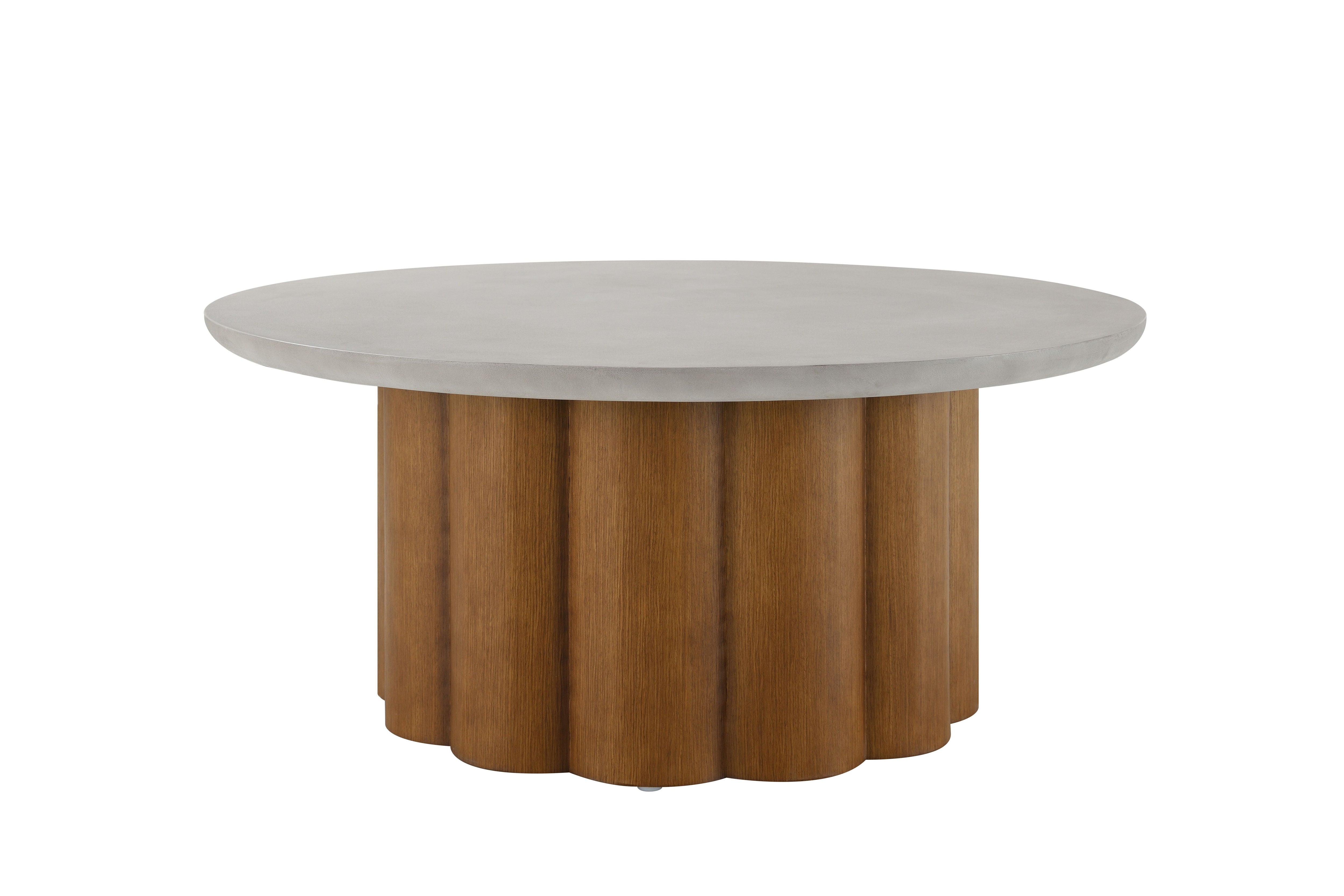 Evenlyn - Faux Concrete Top Table - Best Buy Furniture