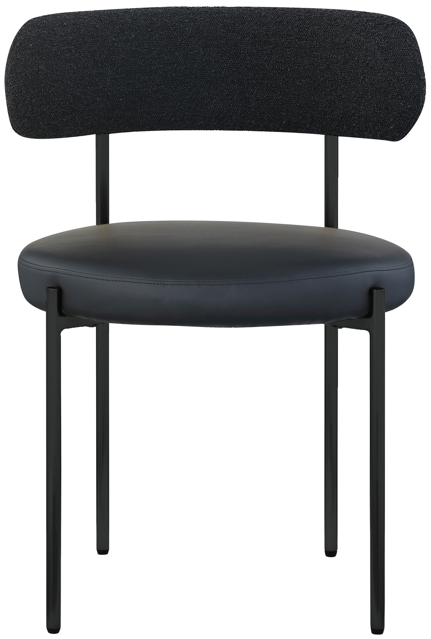 Beacon - Faux Leather Dining Chair With Black Legs (Set of 2)