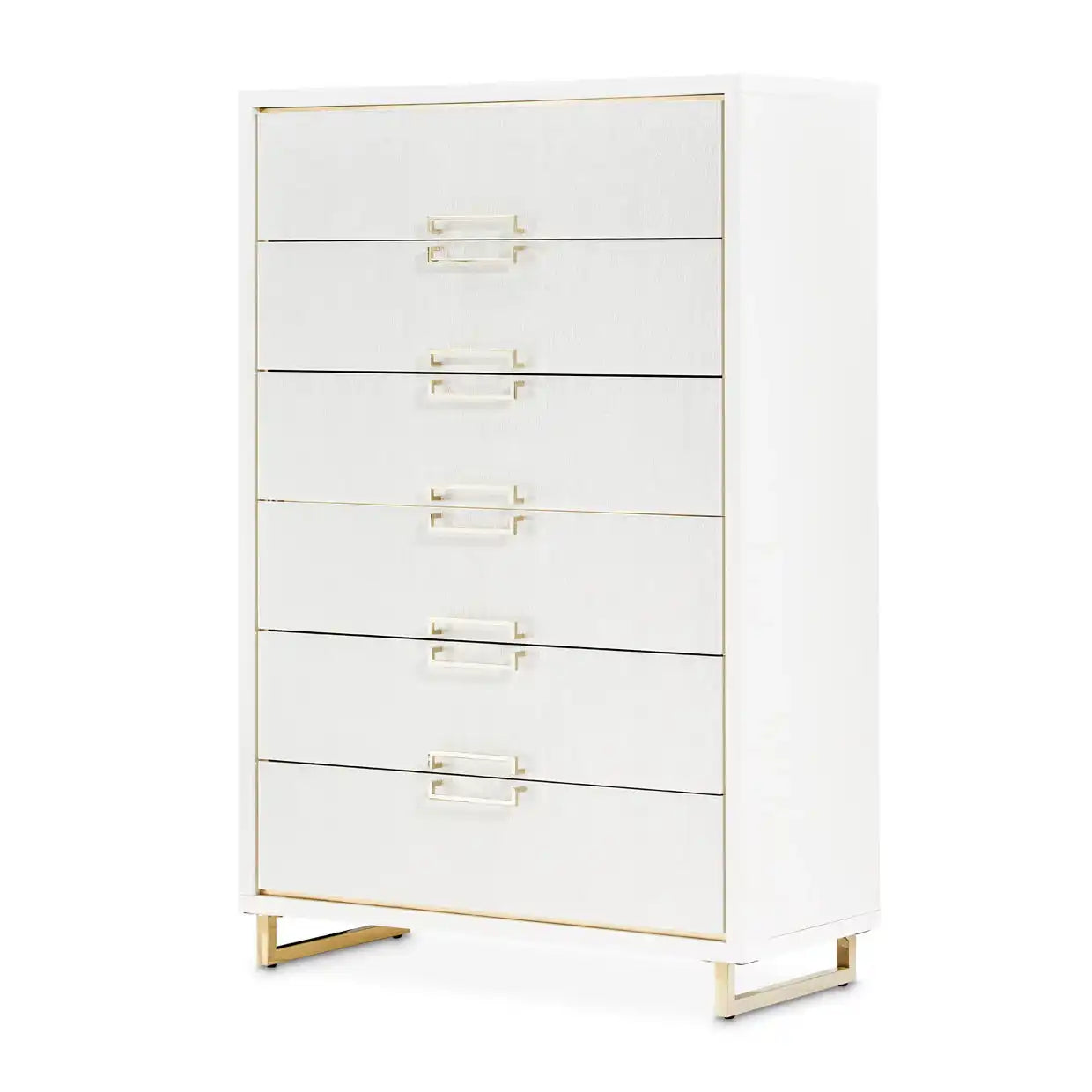 Palm Gate - 6-Drawer Chest - Cloud White - Best Buy Furniture