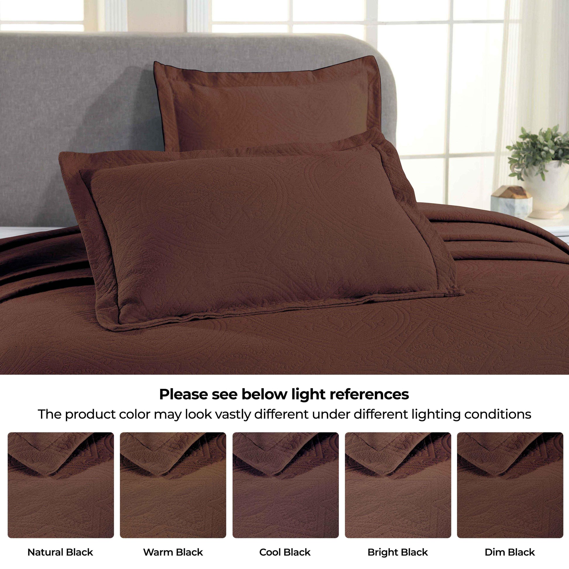 Celtic Circle Cotton Jacquard Matelasse Bedspread Set - Bedspread by Superior Brand