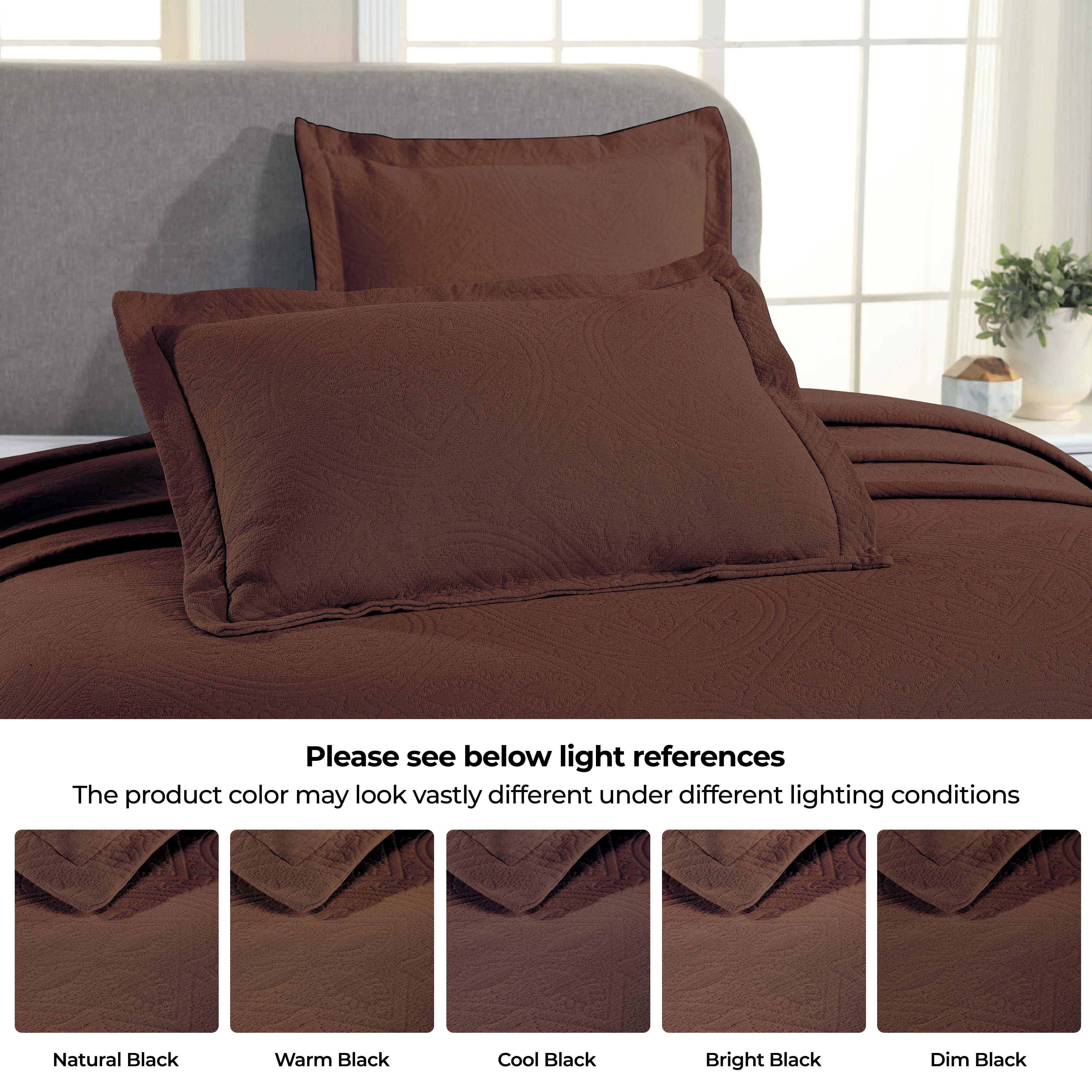 Celtic Circle Cotton Jacquard Matelasse Bedspread Set - Bedspread by Superior Brand