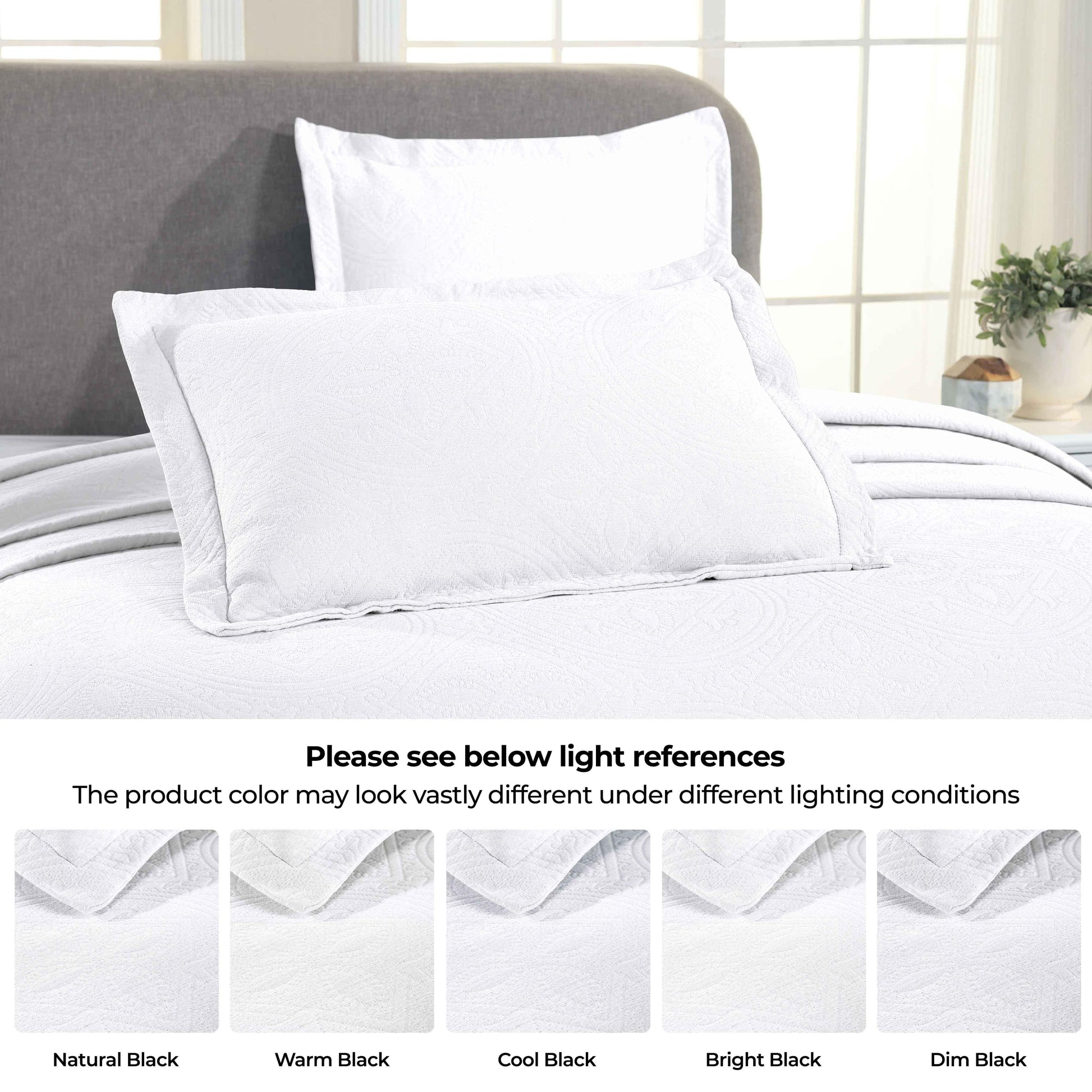 Celtic Circle Cotton Jacquard Matelasse Bedspread Set - Bedspread by Superior Brand