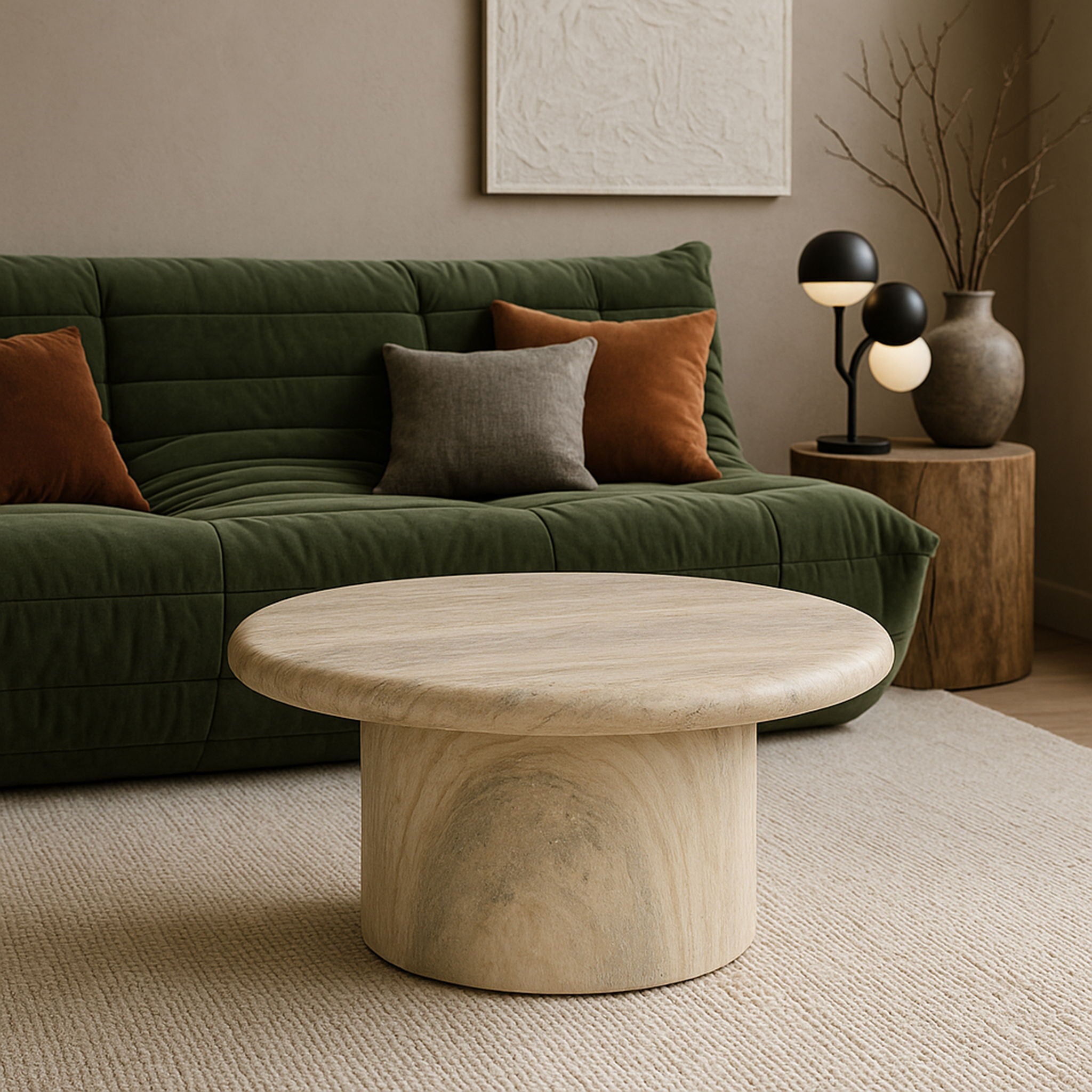 Emara - Concrete And Fiberglass Indoor / Outdoor Coffee Table