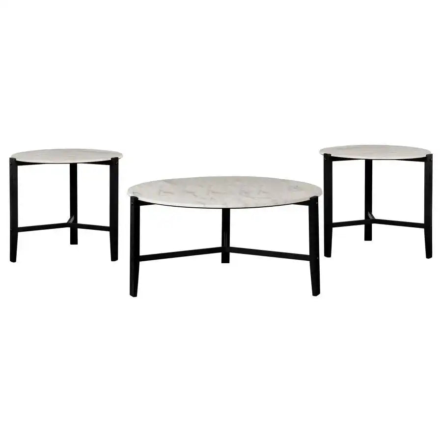 Tandi - Faux Marble Coffee Table Set