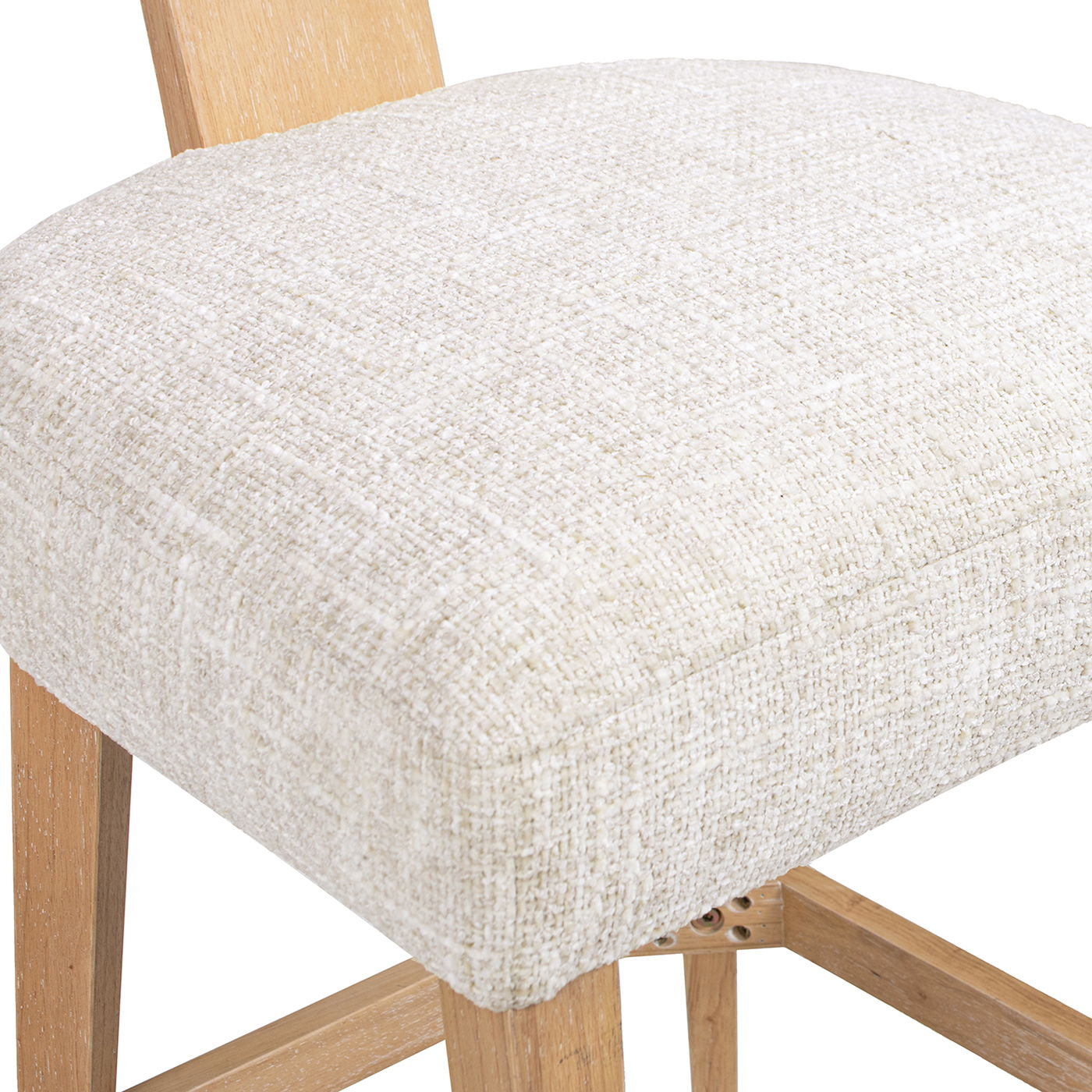 Penny - Round Arched Upholstered Counter Stool (Set of 2) - Travertine Beige - Best Buy Furniture