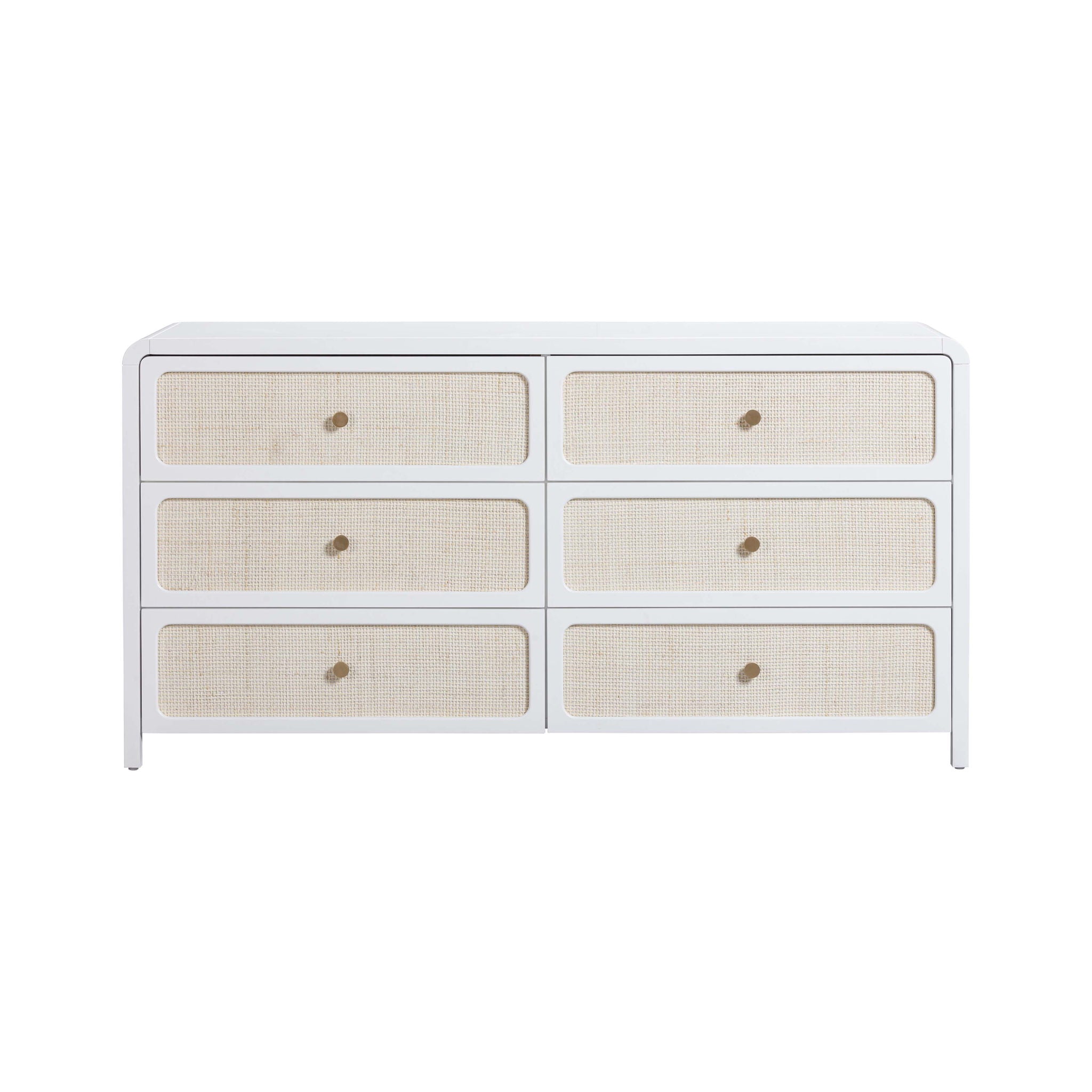 Patty - Rattan 6 Drawer Dresser