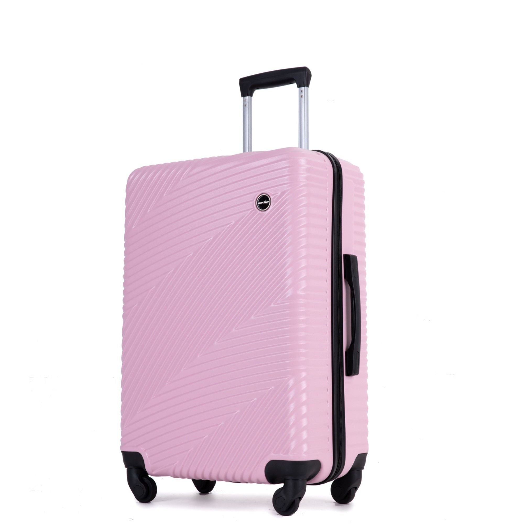 3 Piece Luggage Sets Lightweight Suitcase With Two Hooks, Spinner Wheels,