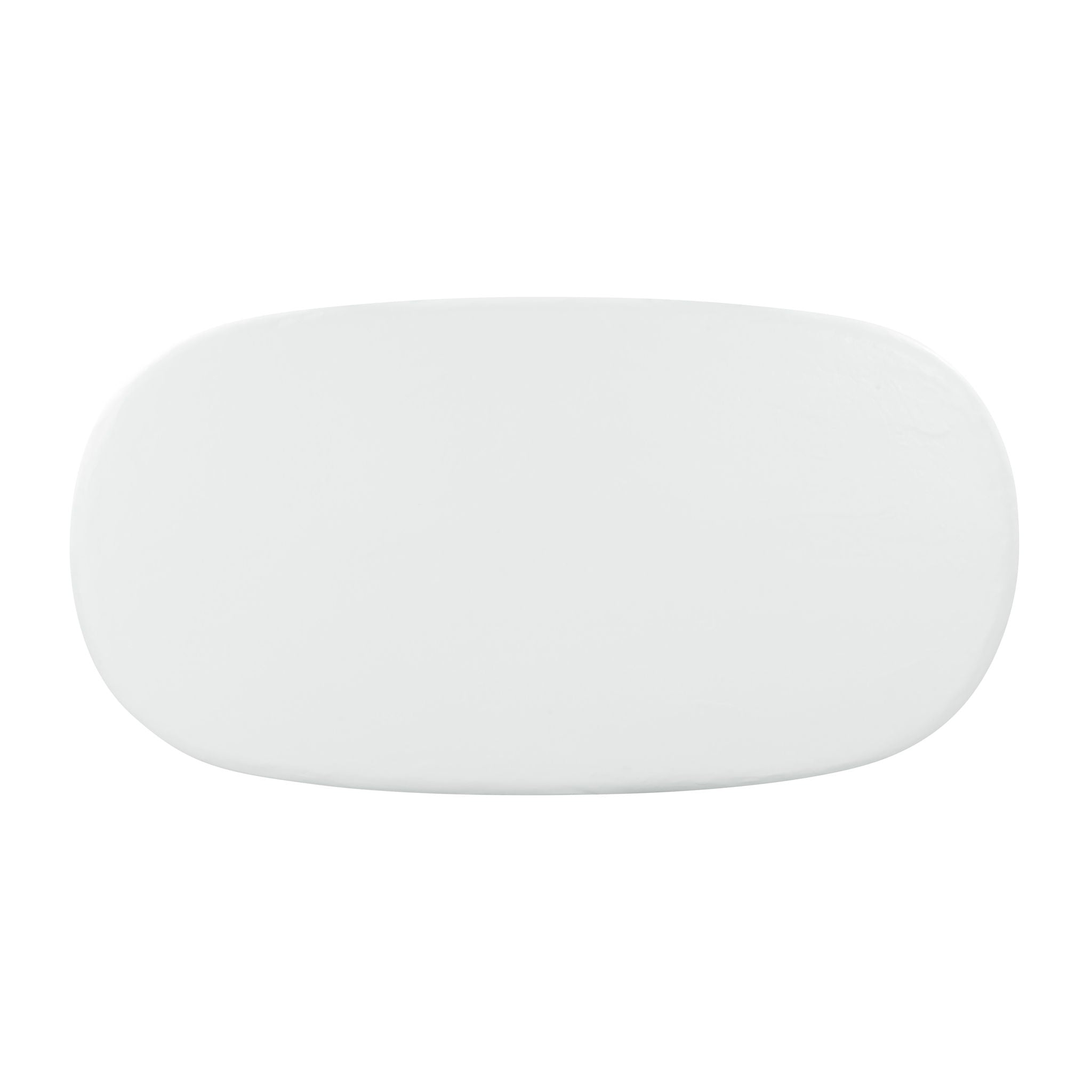 Elika - Faux Plaster Oval Dining Table