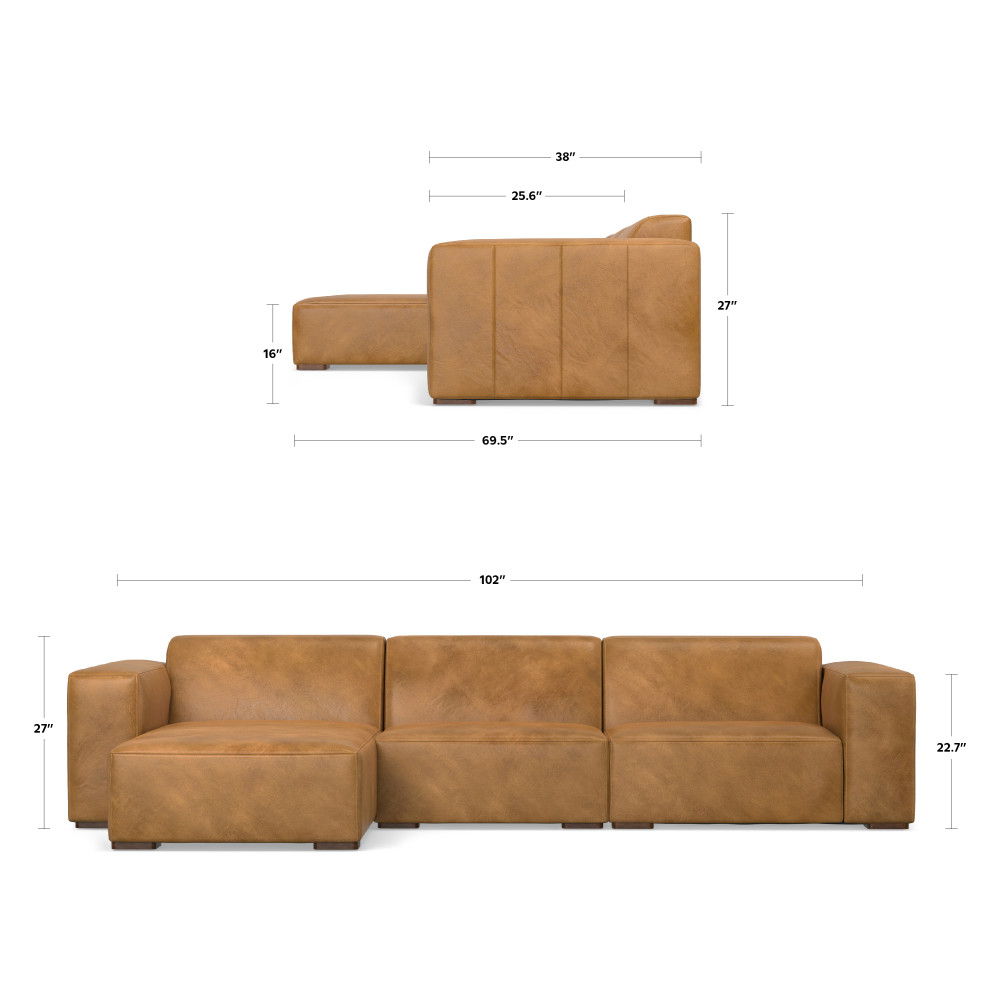 Rex - Handcrafted Sectional Sofa - Best Buy Furniture
