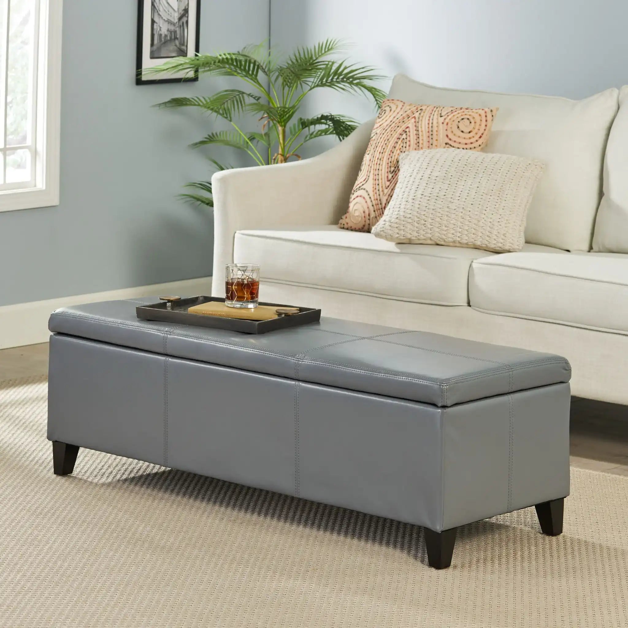 Glouster - Contemporary Storage Ottoman