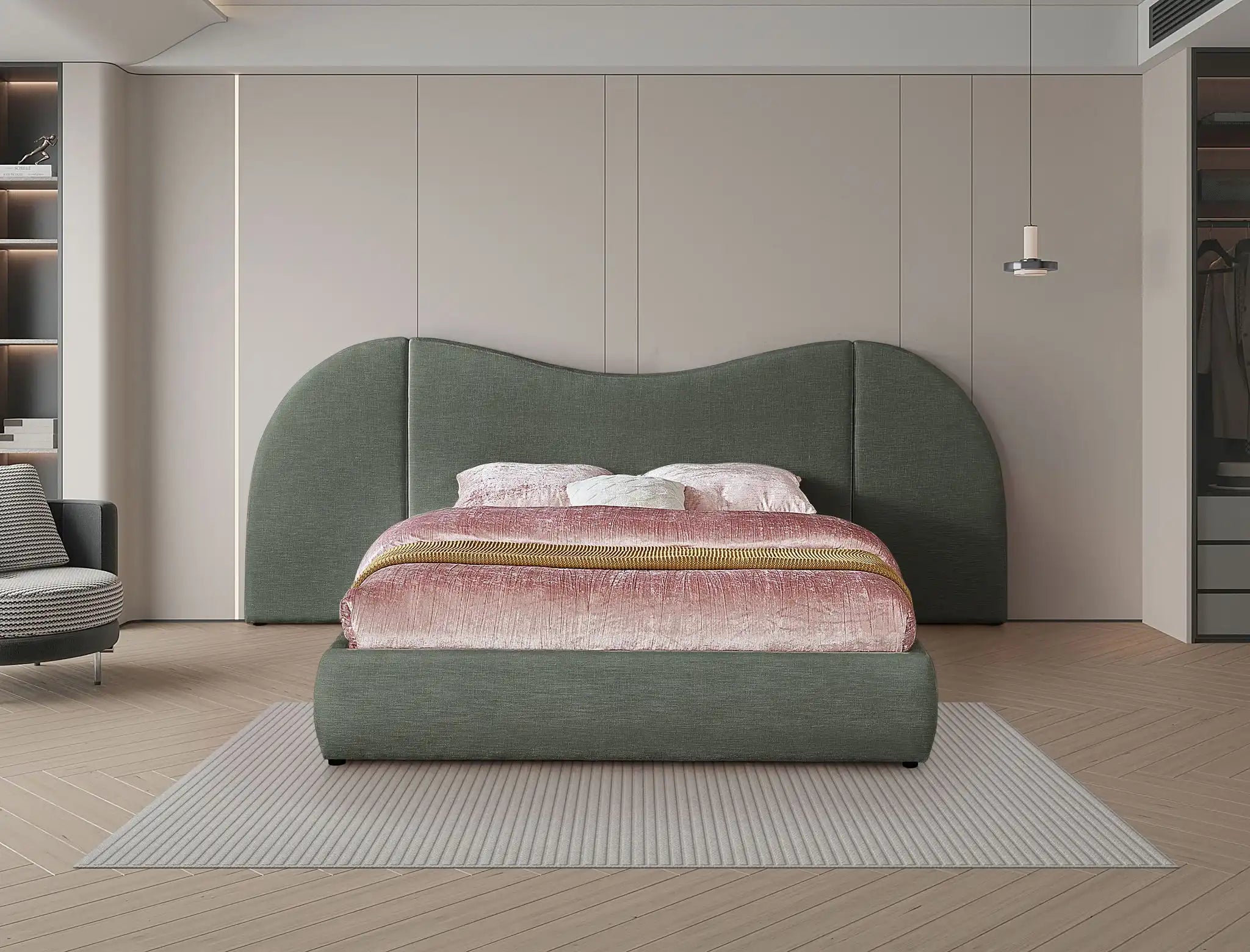 Everest - Linen Fabric Bed