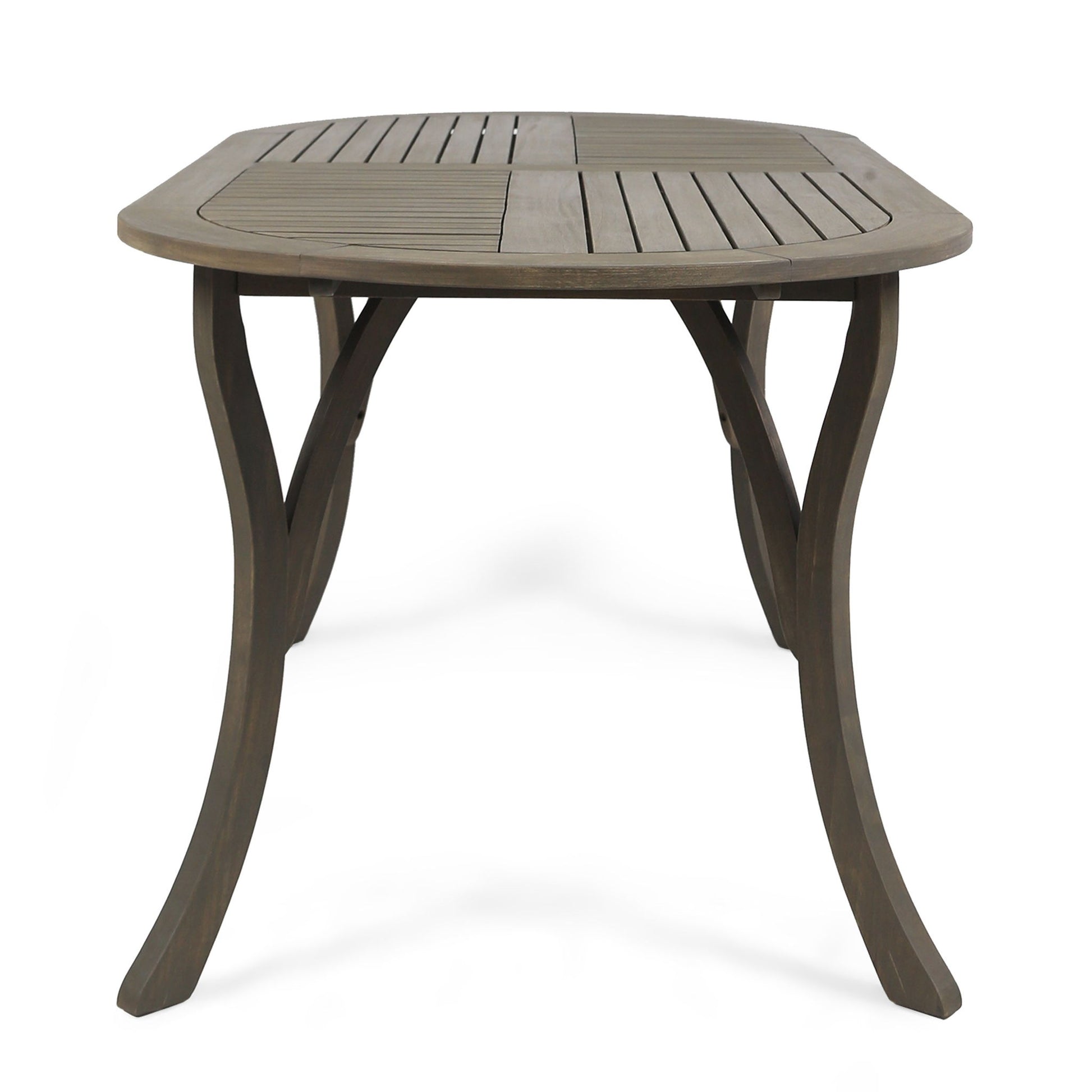 Outdoor Table With Smooth Lines, Slat Top - Best Buy Furniture