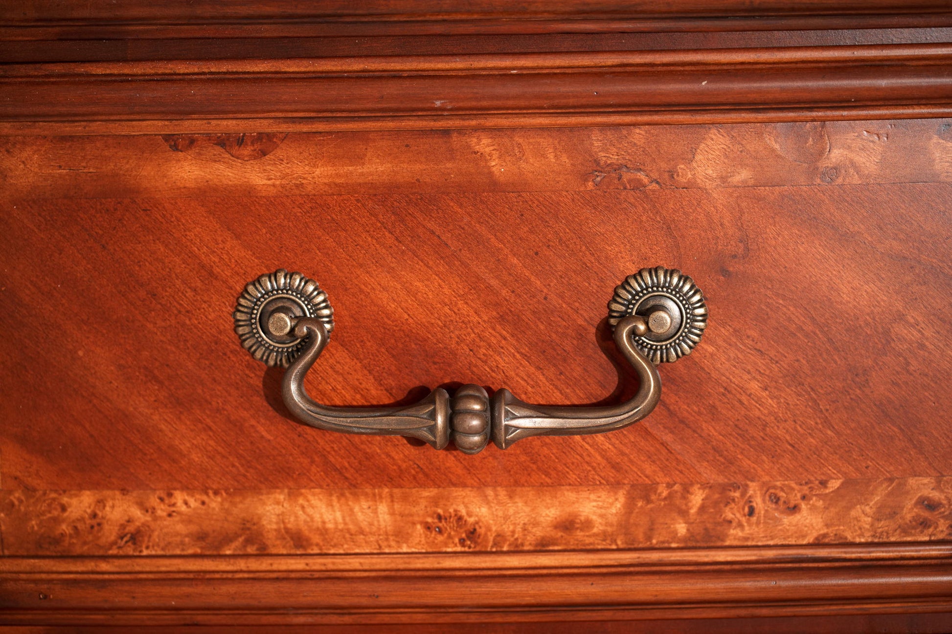 Cortina - 6-Drawer Chest - Honey Walnut - Best Buy Furniture