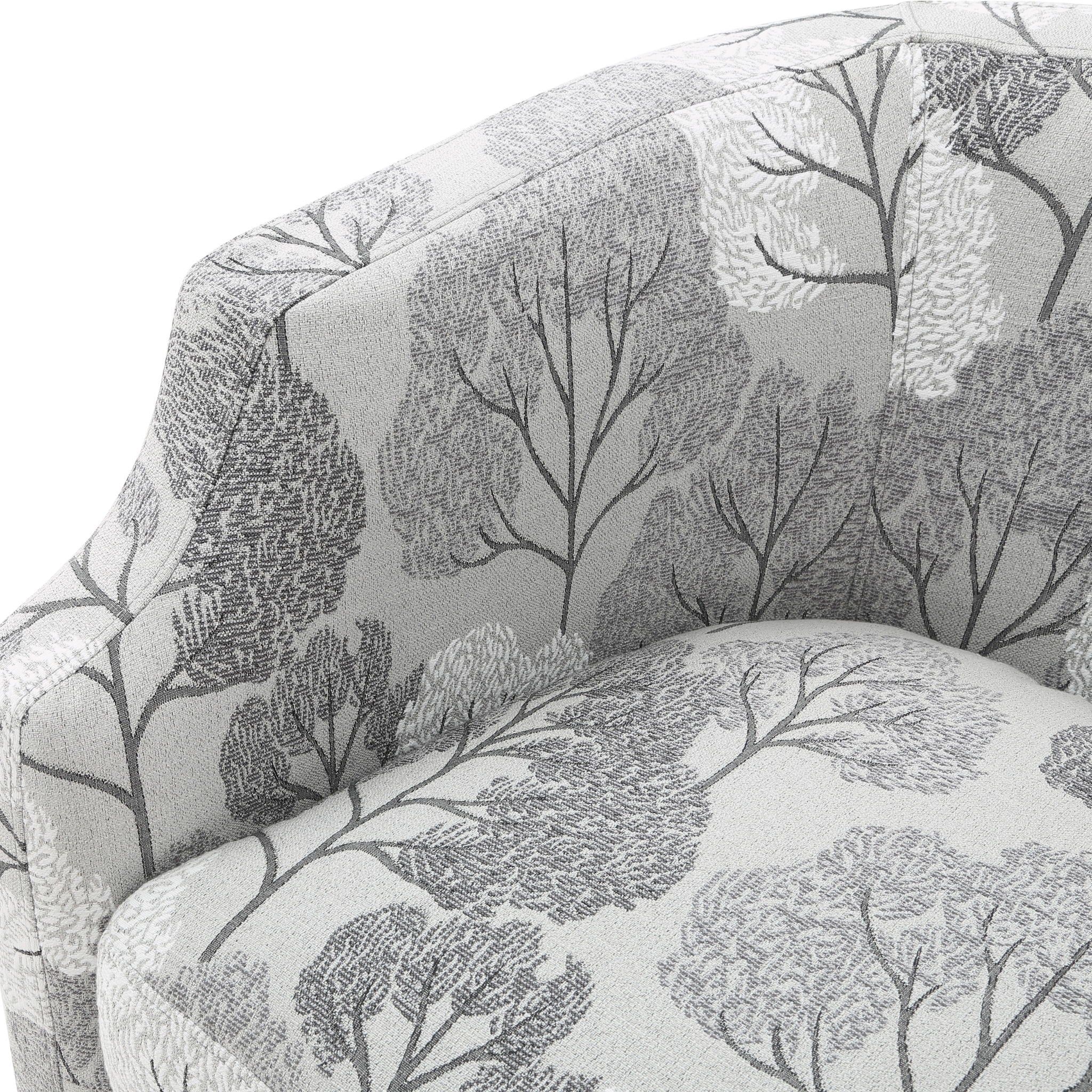 Isabelle - Swivel Glider Barrel Chair