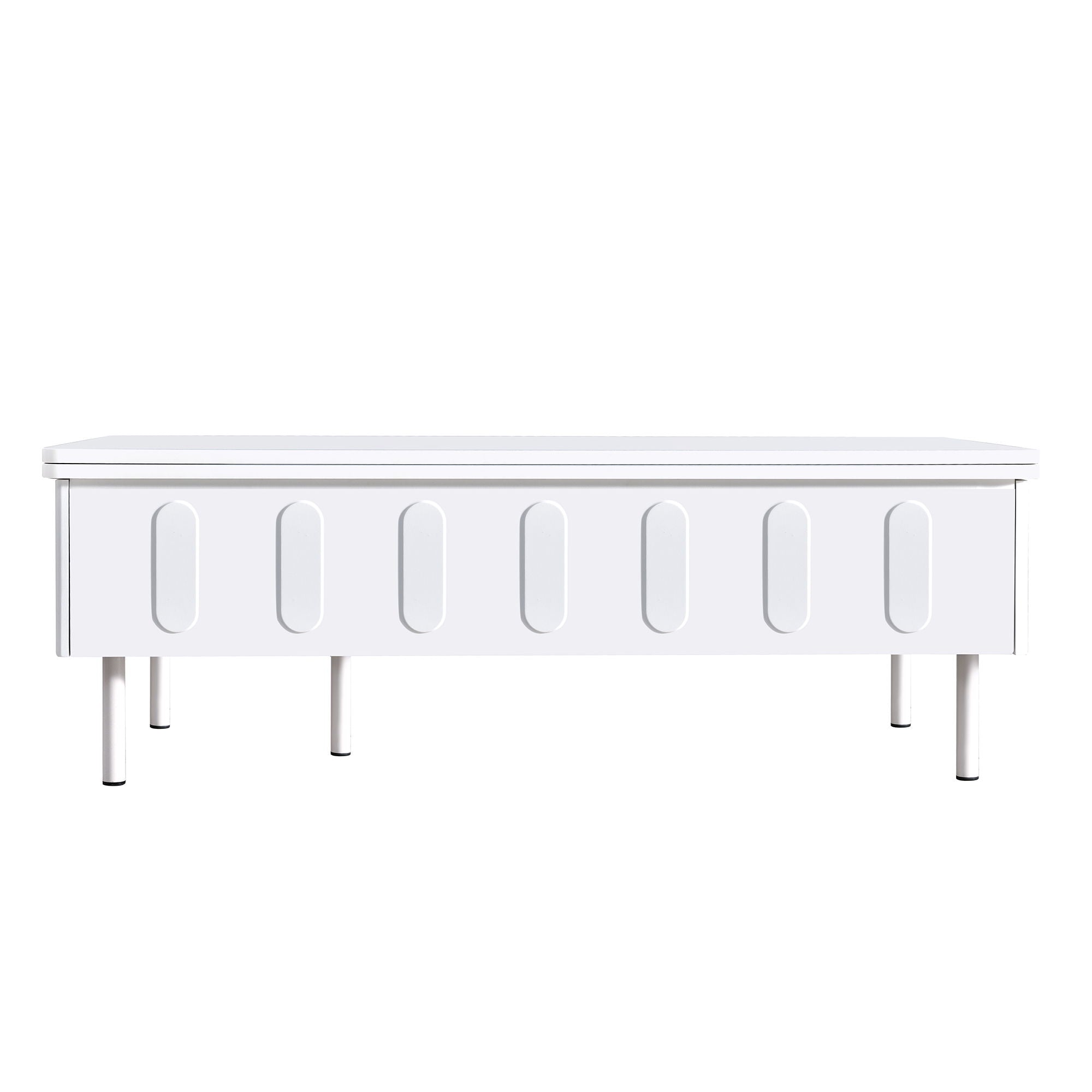 Lift Top Coffee Table With 2 Drawers With Hidden Storage Compartment For Living Room