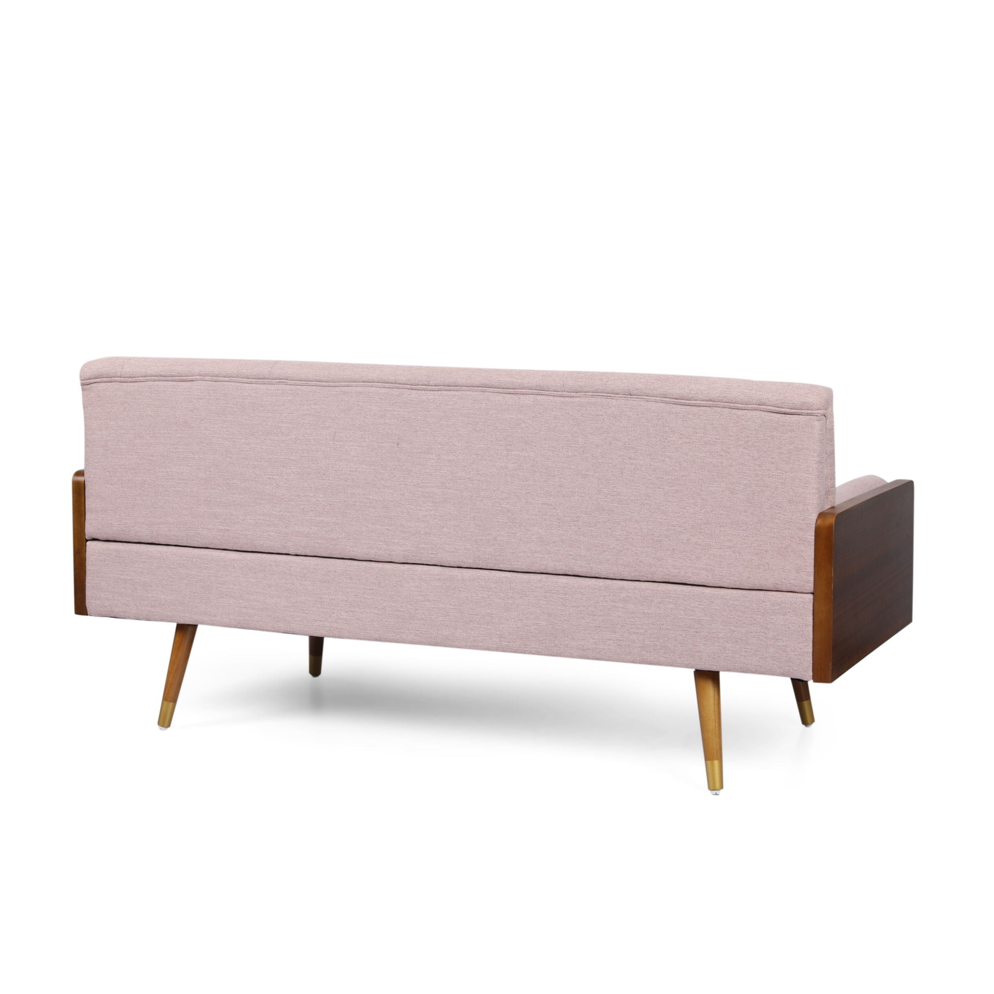 Aidan - Mid Century Modern Tufted Fabric Sofa