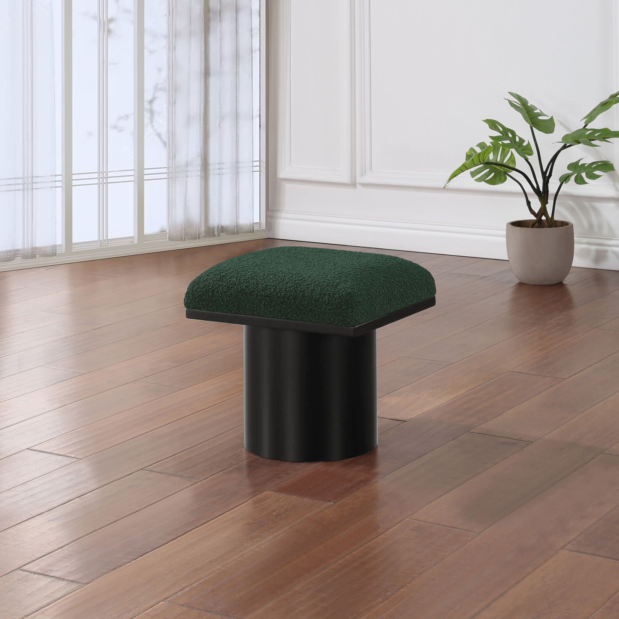 Pavilion - Bench / Stool With Black Base