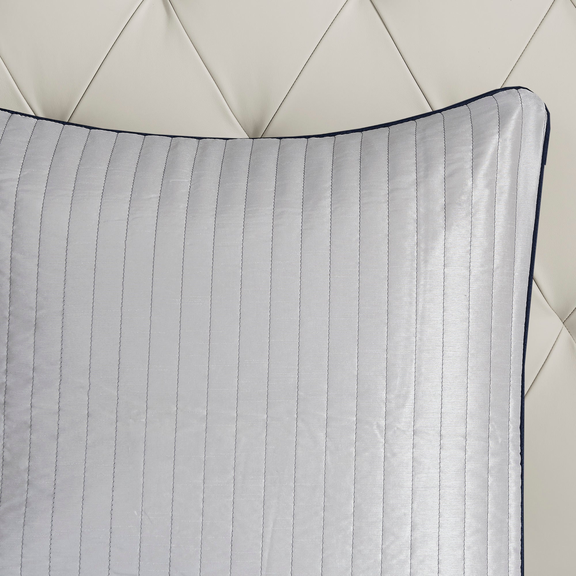 12 Piece Comforter Set with Cotton Bed Sheets Navy King