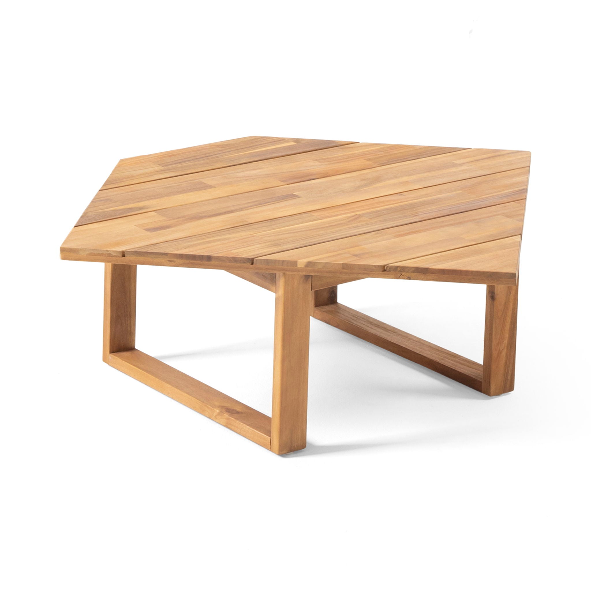 Mirabelle - Corner Chair, Coffee Table - Teal