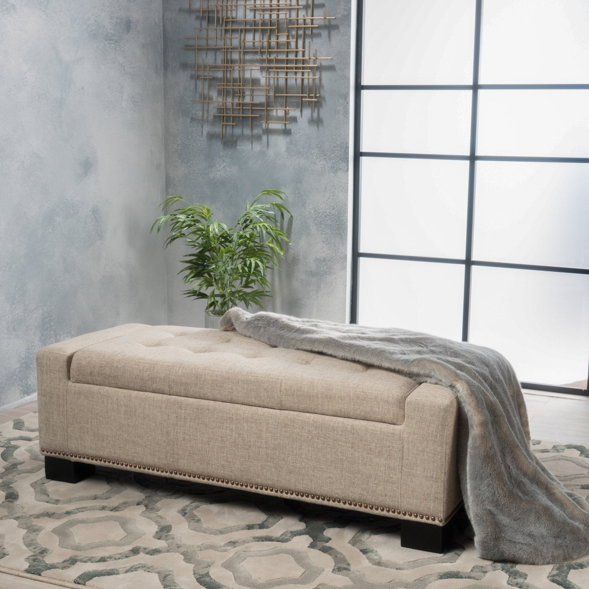 CHELSEA-STORAGE-OTTOMAN-W/STUDS-Ottomans