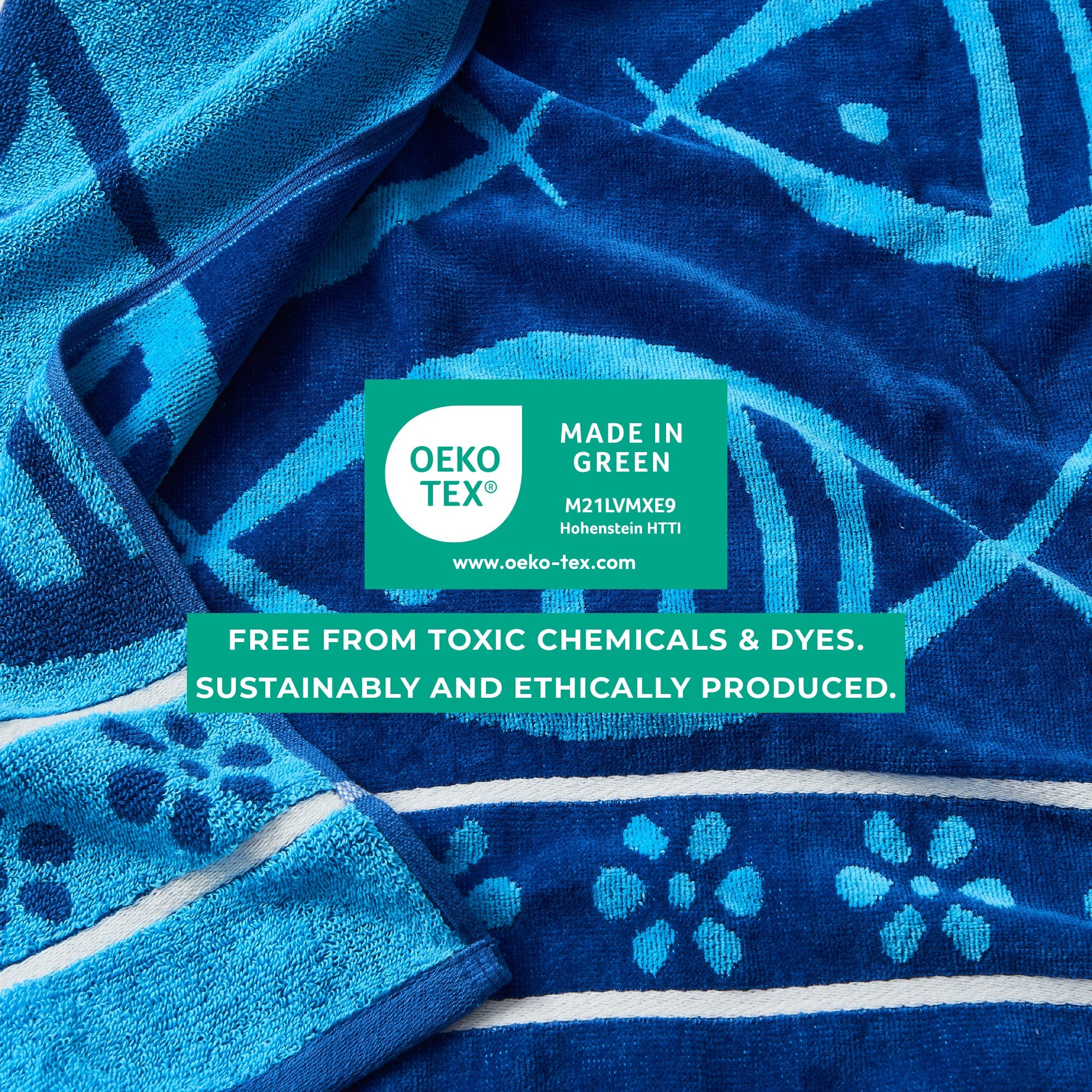 Cotton Velour Beach Towel - Maui Collection - Best Buy Furniture