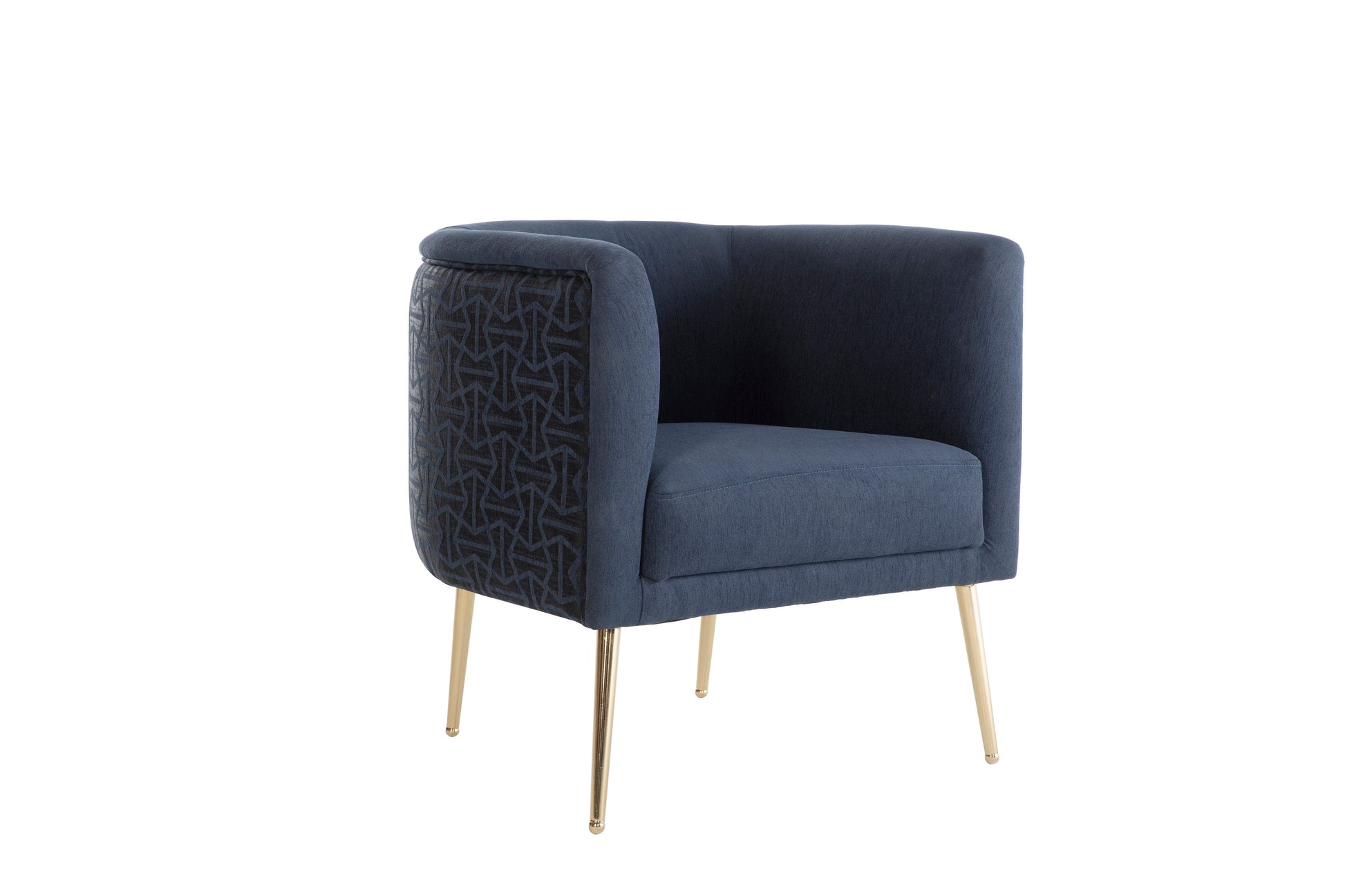 Maintenance is a breeze with the Cloak Accent Armchair’s easy-to-clean, soft fabric.