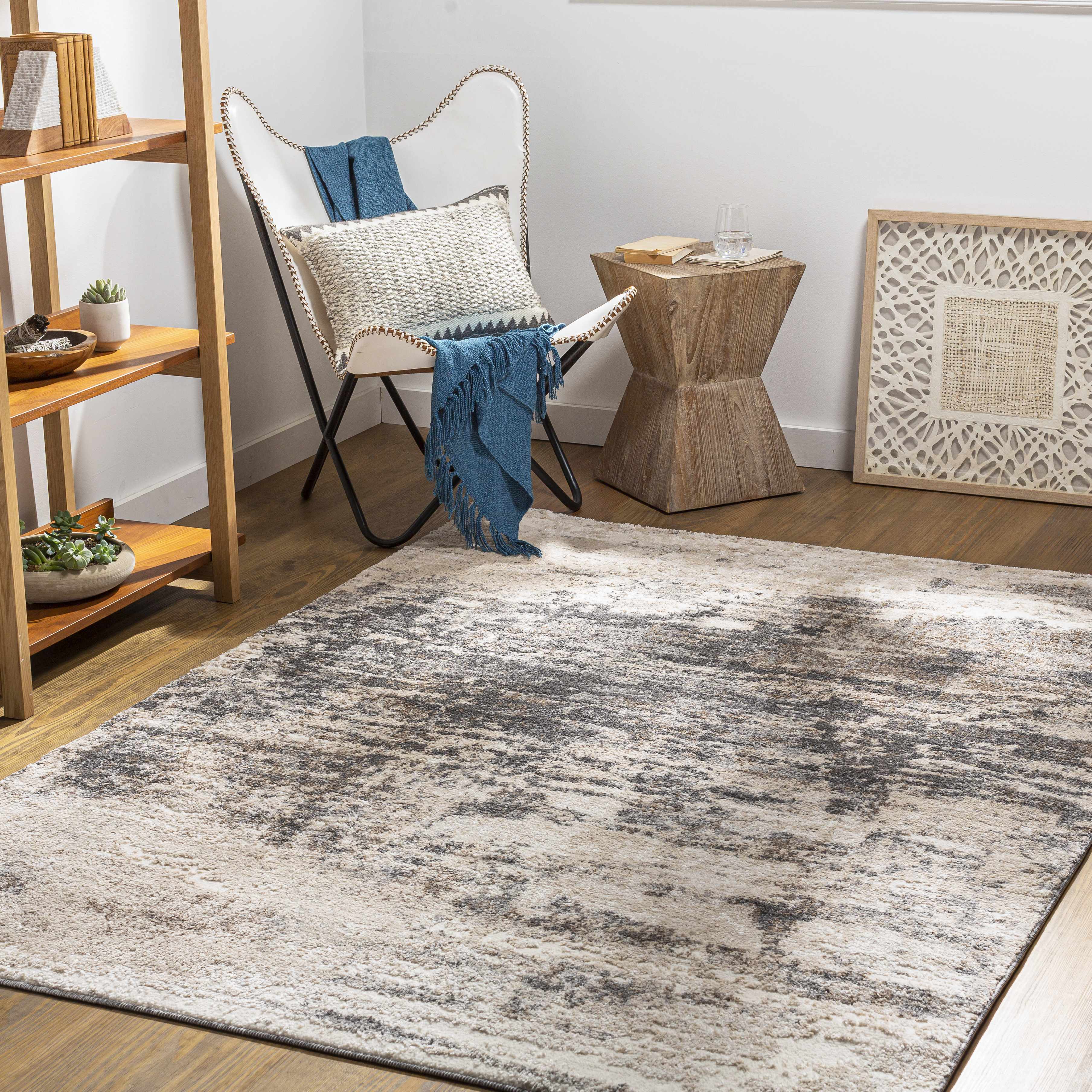 Clontarf Luxe Charcoal Area Rug